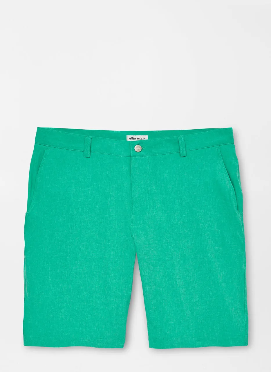 Peter Millar Shackleford Performance Hybrid Short: Rainforest