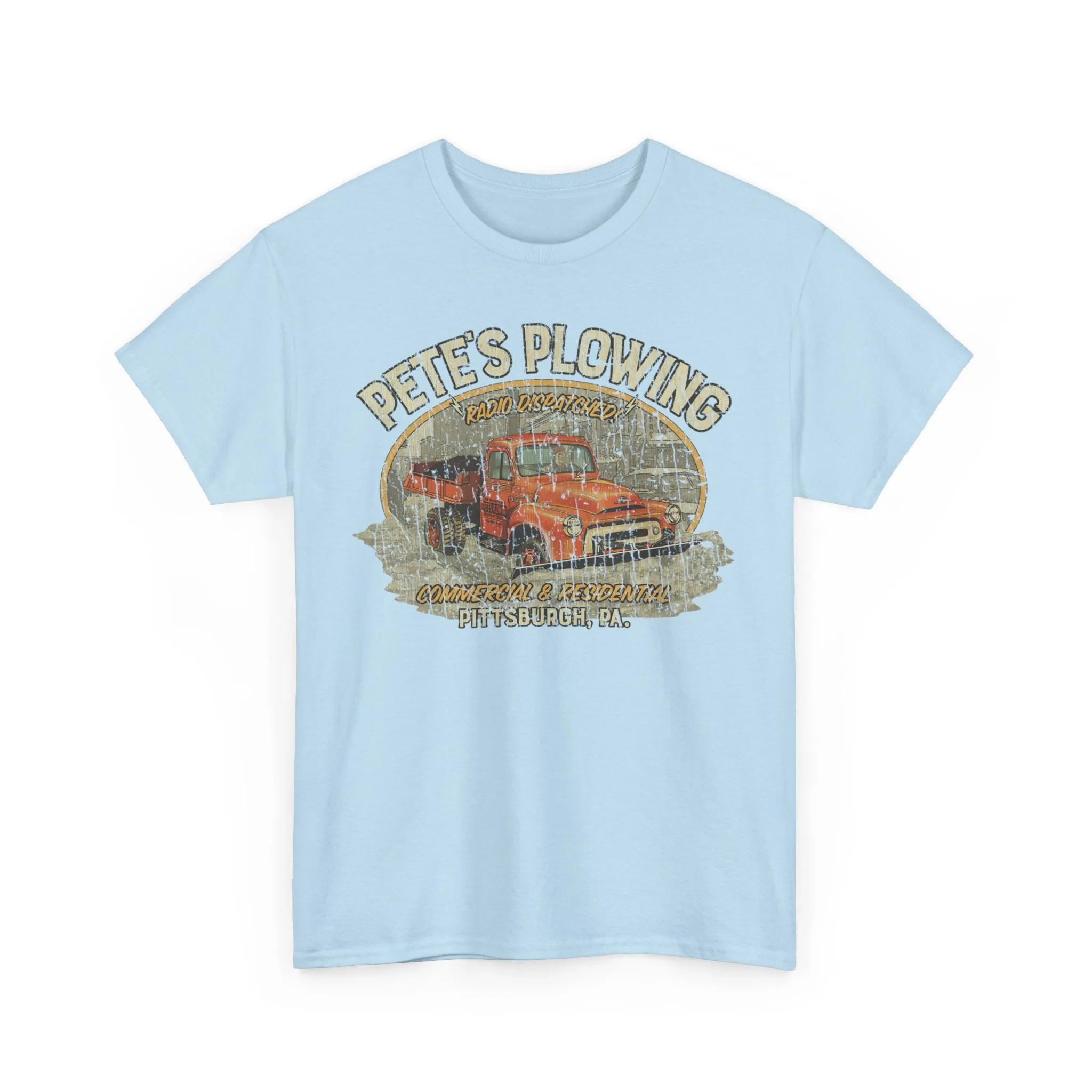 Petes Plowing Pittsburgh Pennsylvania Nostalgic T-shirt