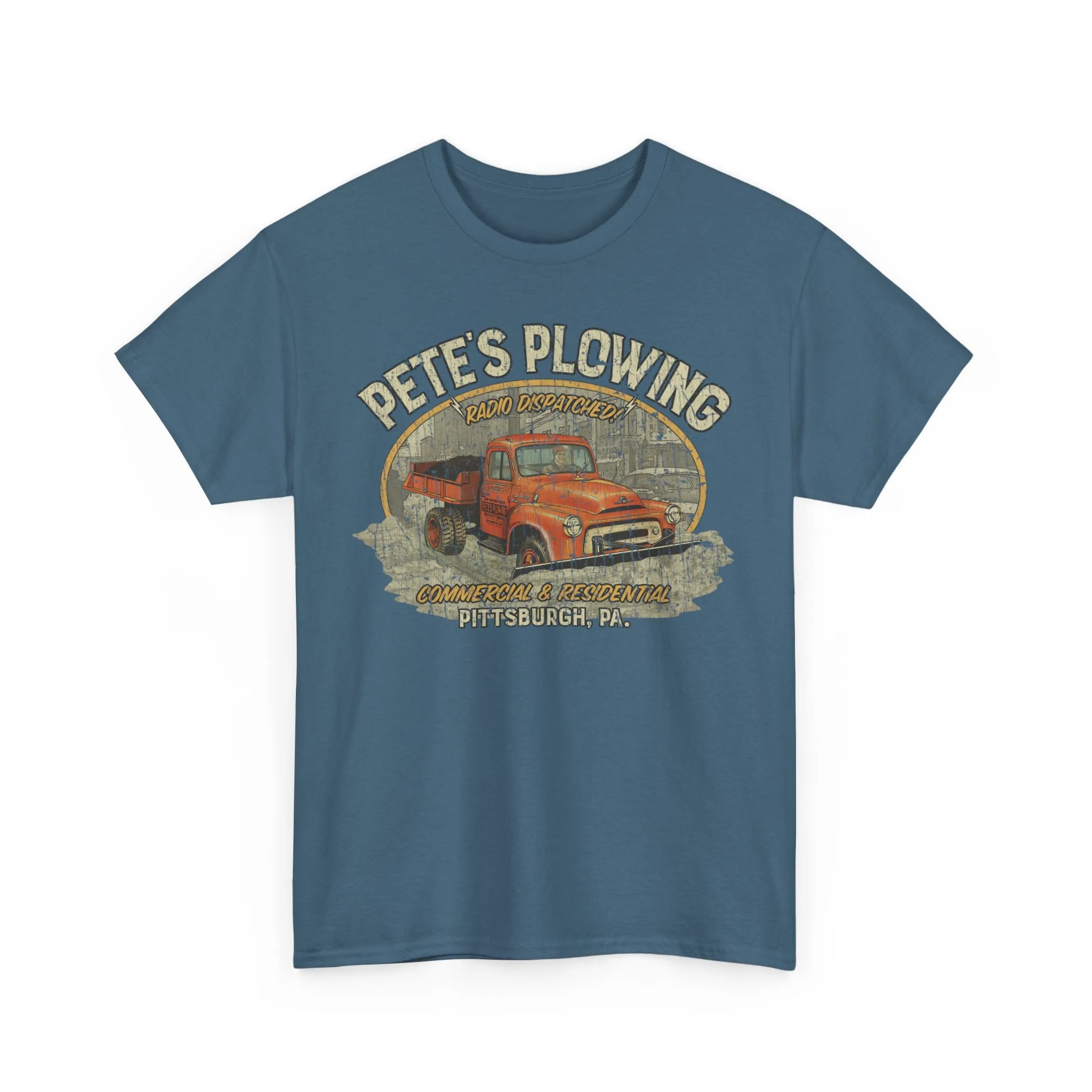 Petes Plowing Pittsburgh Pennsylvania Nostalgic T-shirt