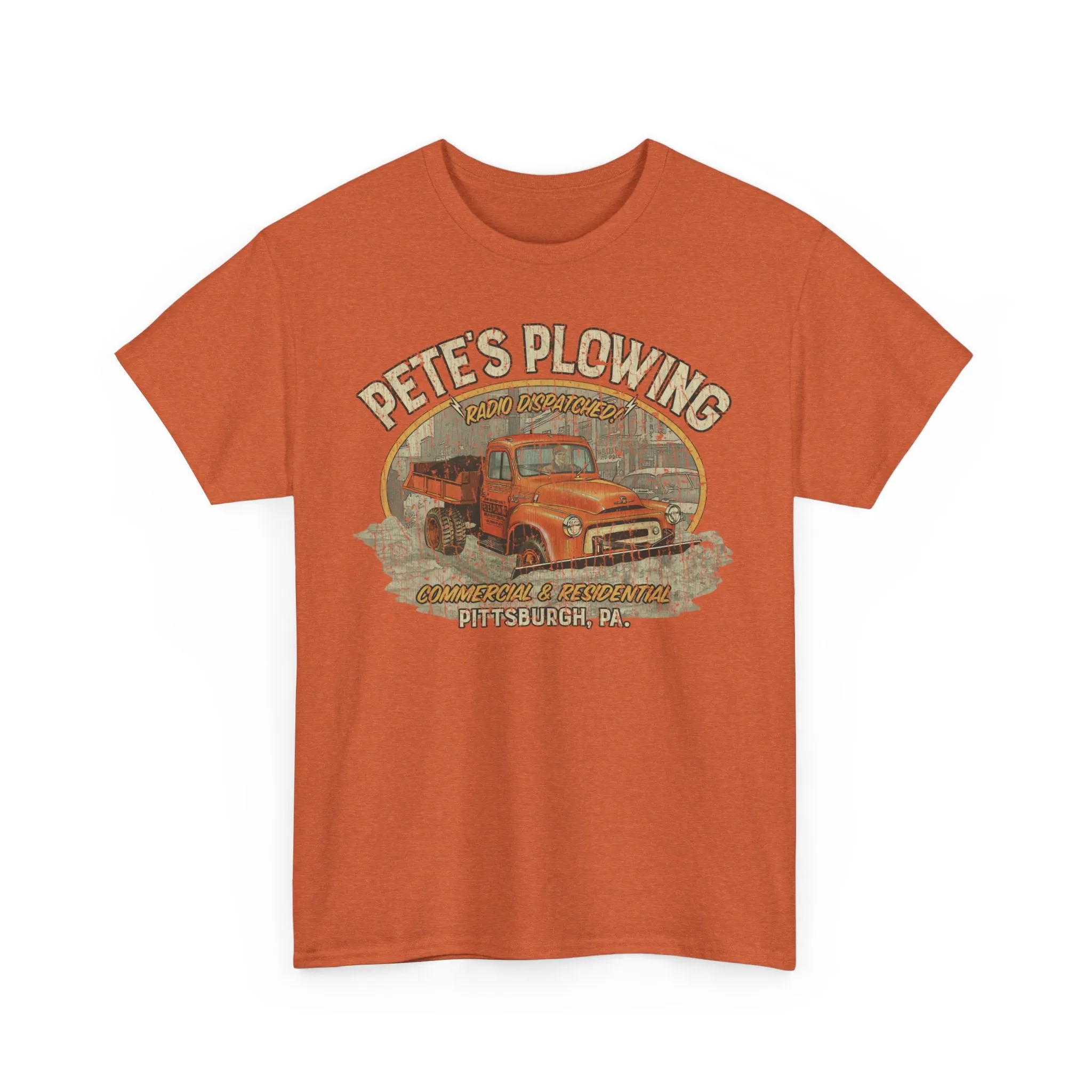 Petes Plowing Pittsburgh Pennsylvania Nostalgic T-shirt