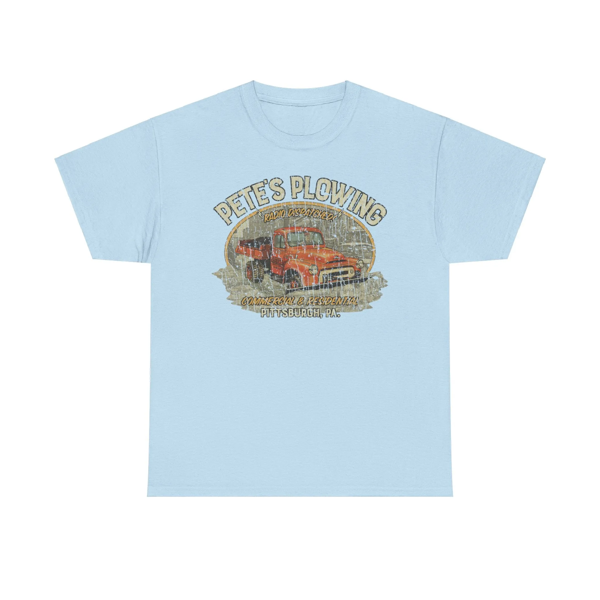 Petes Plowing Pittsburgh Pennsylvania Nostalgic T-shirt