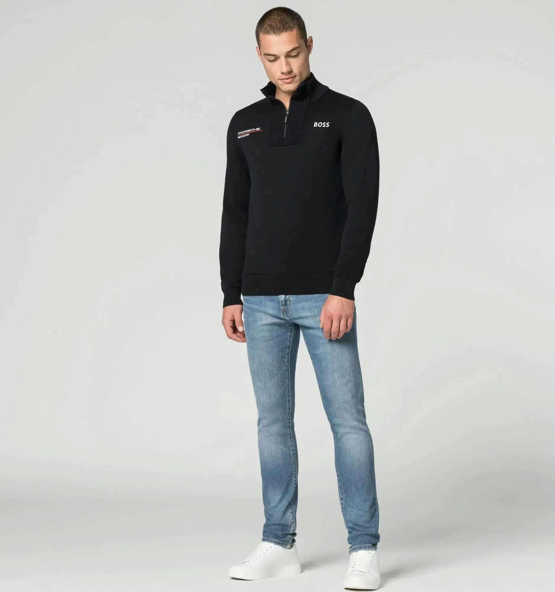 Porsche Men's Knitted Sweater - Motorsport, Boss