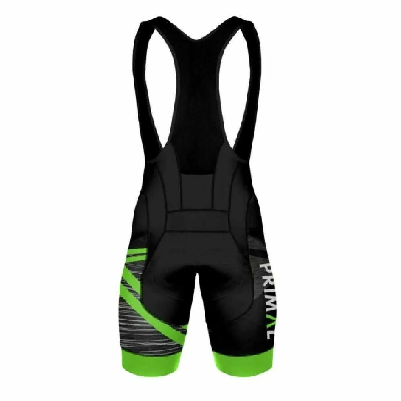 Primal Wear Asonic Bibs Shorts QX5 Pro with HX8 Carbon Chamois Men's Large