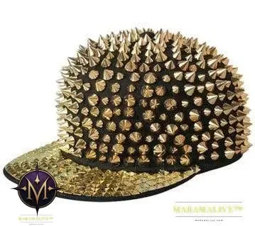 Punk Studded Handmade Rivet Street Cap