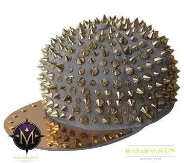 Punk Studded Handmade Rivet Street Cap