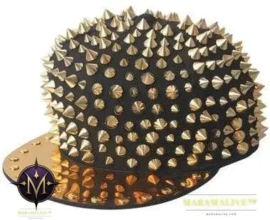 Punk Studded Handmade Rivet Street Cap