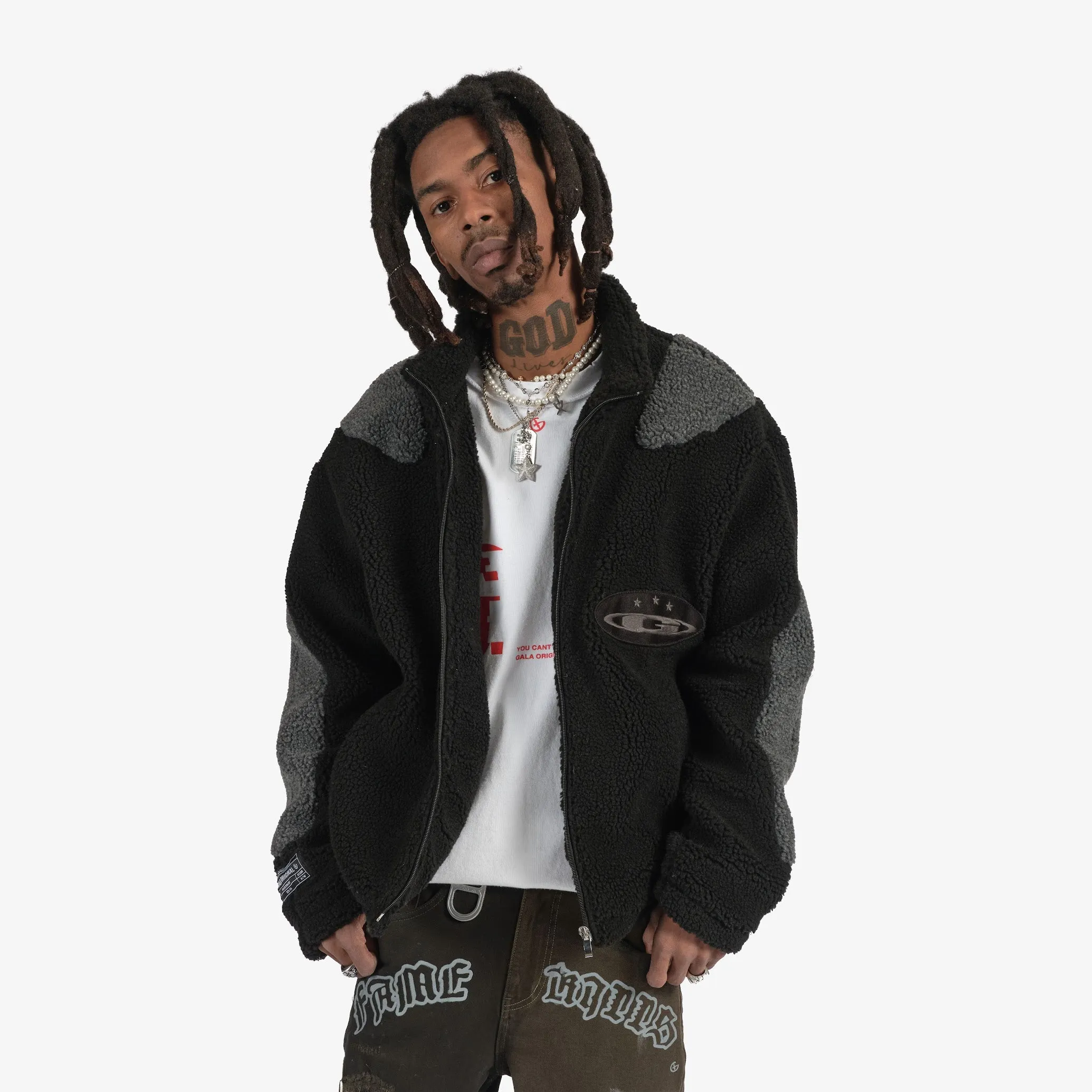 "Fame Kills 2" Fleece (black/charcoal)