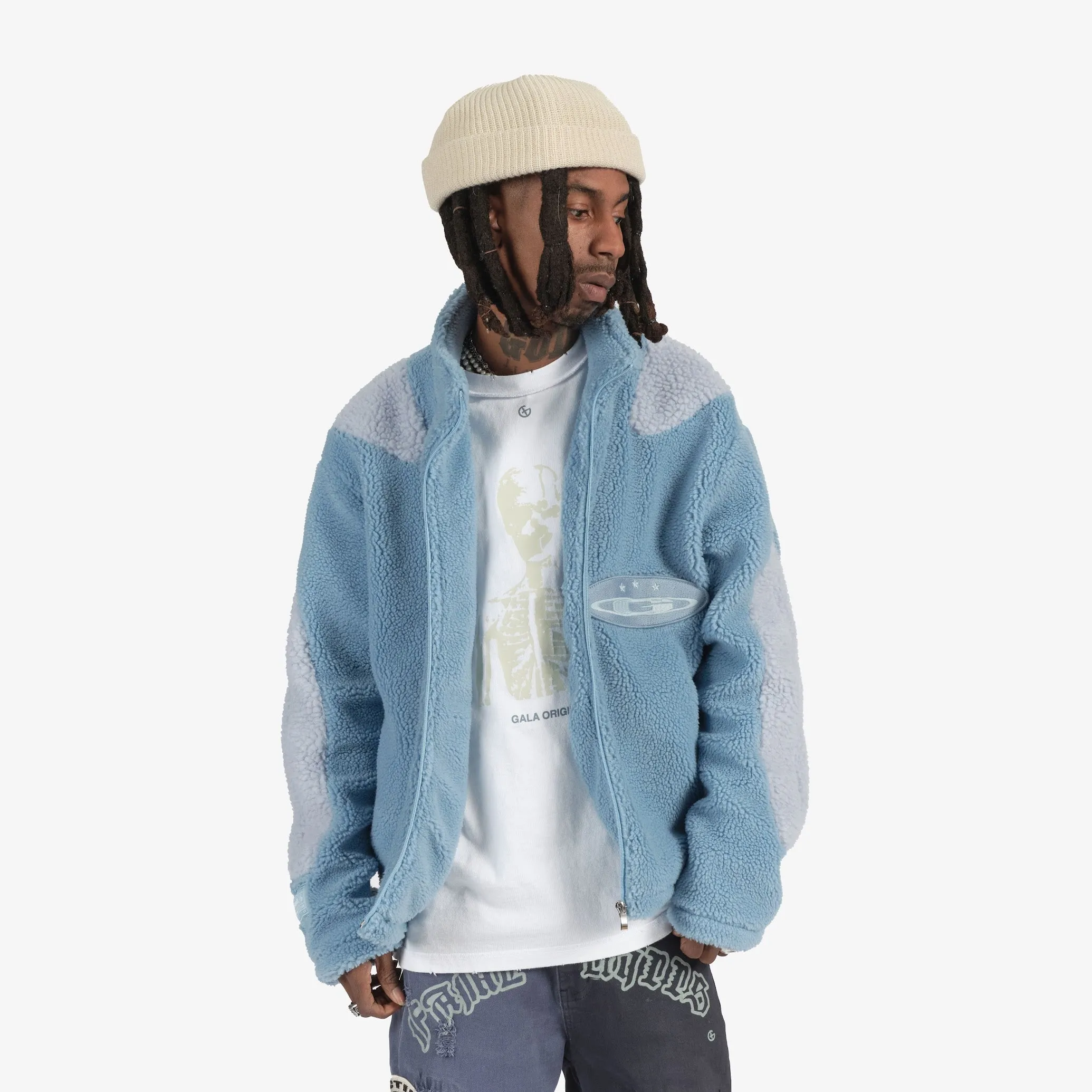 "Fame Kills 2" Fleece (cadet/sky blue)