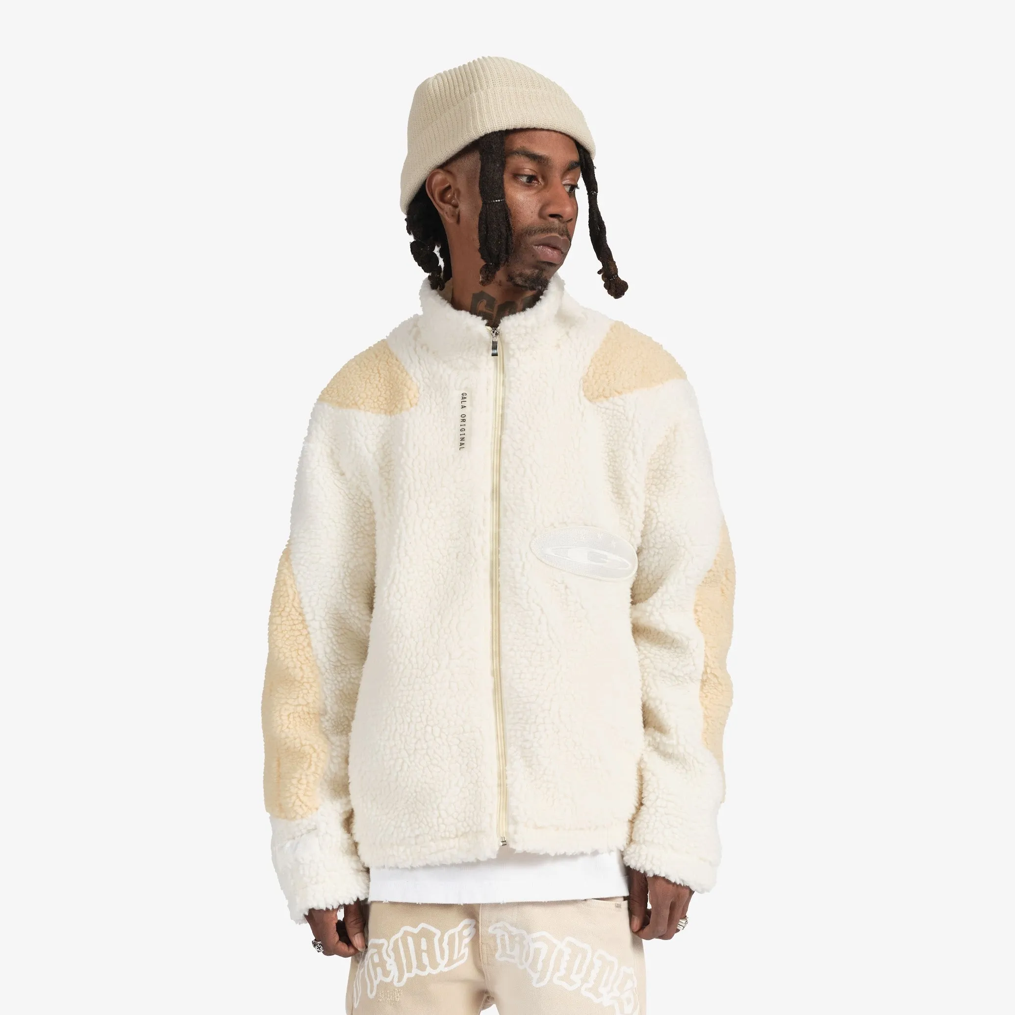 "Fame Kills 2" Fleece (pearl/sand)