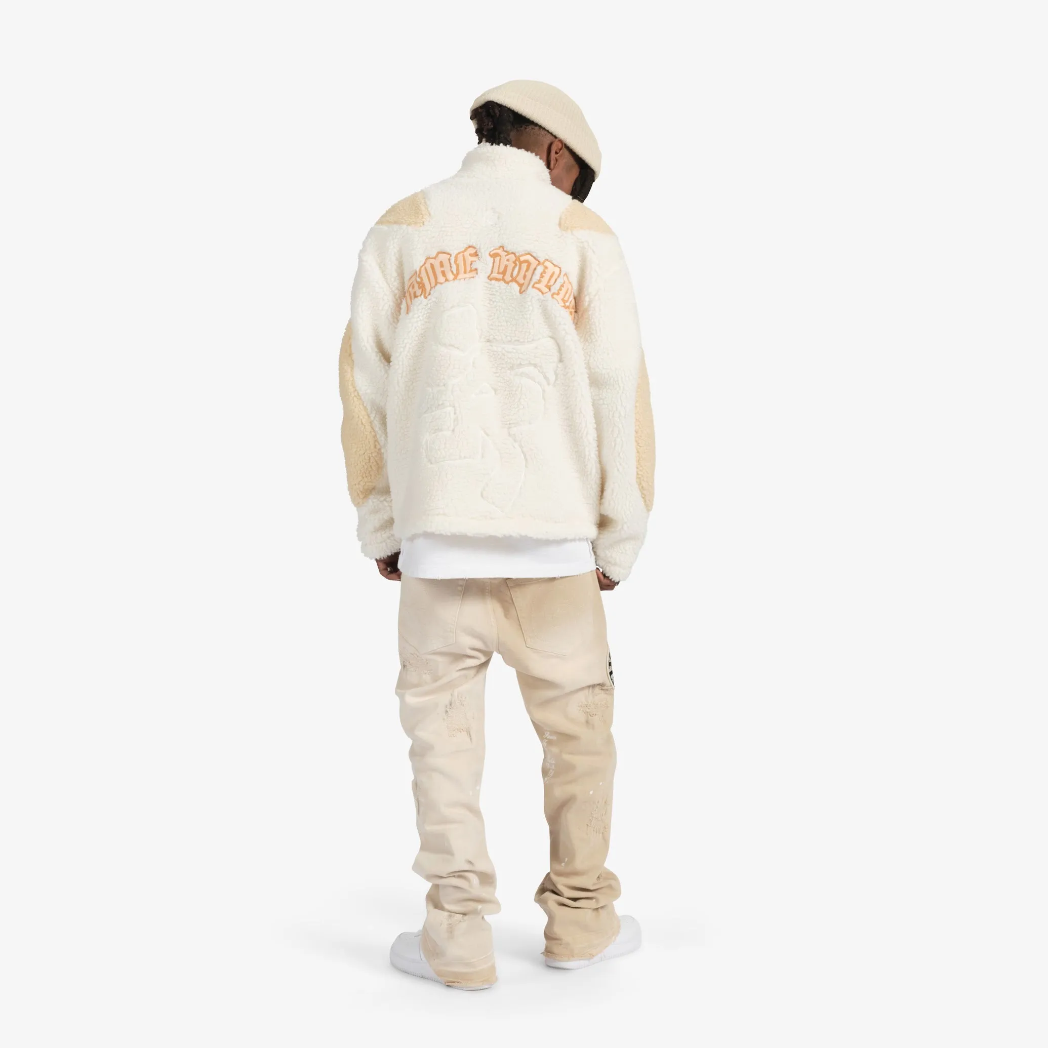 "Fame Kills 2" Fleece (pearl/sand)