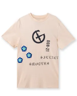 "GAMBIT" TEE (CREAM PIGMENT WASH)