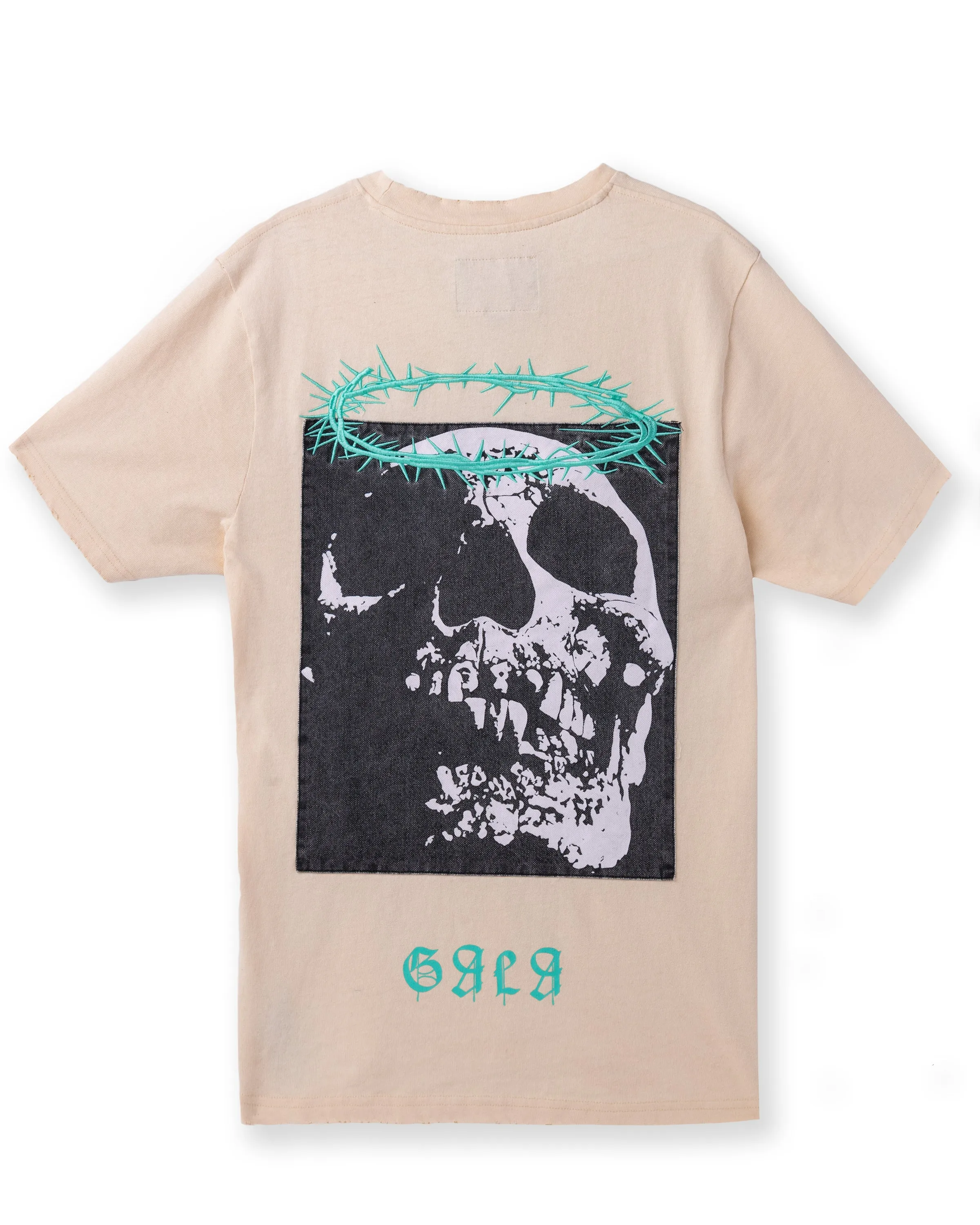 "GAMBIT" TEE (CREAM PIGMENT WASH)