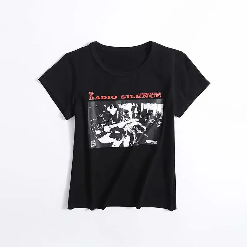 "RADIO SILENCE" - Vintage Rock-Graphic Tee