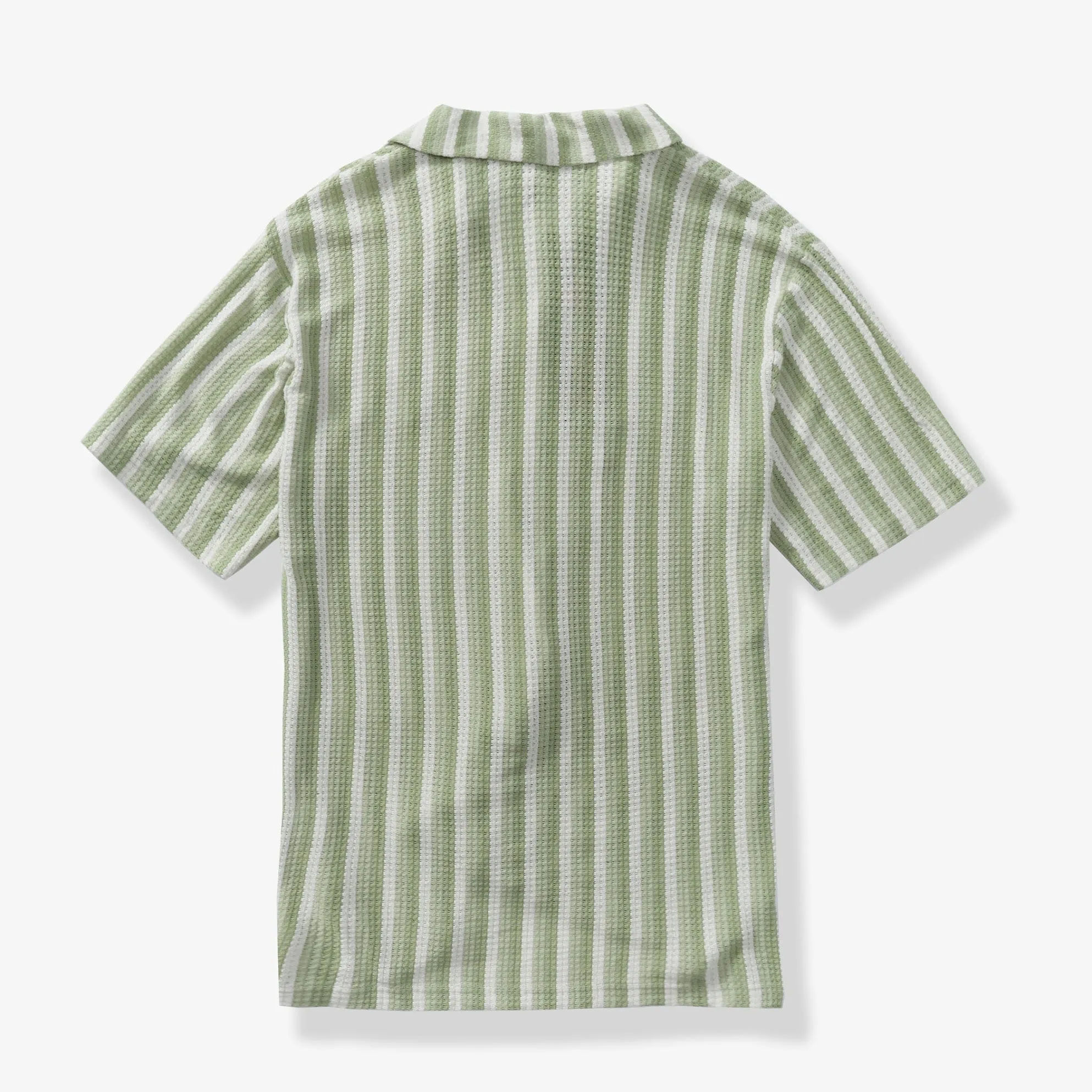 "Sierra" Button-Up (lime stripe)