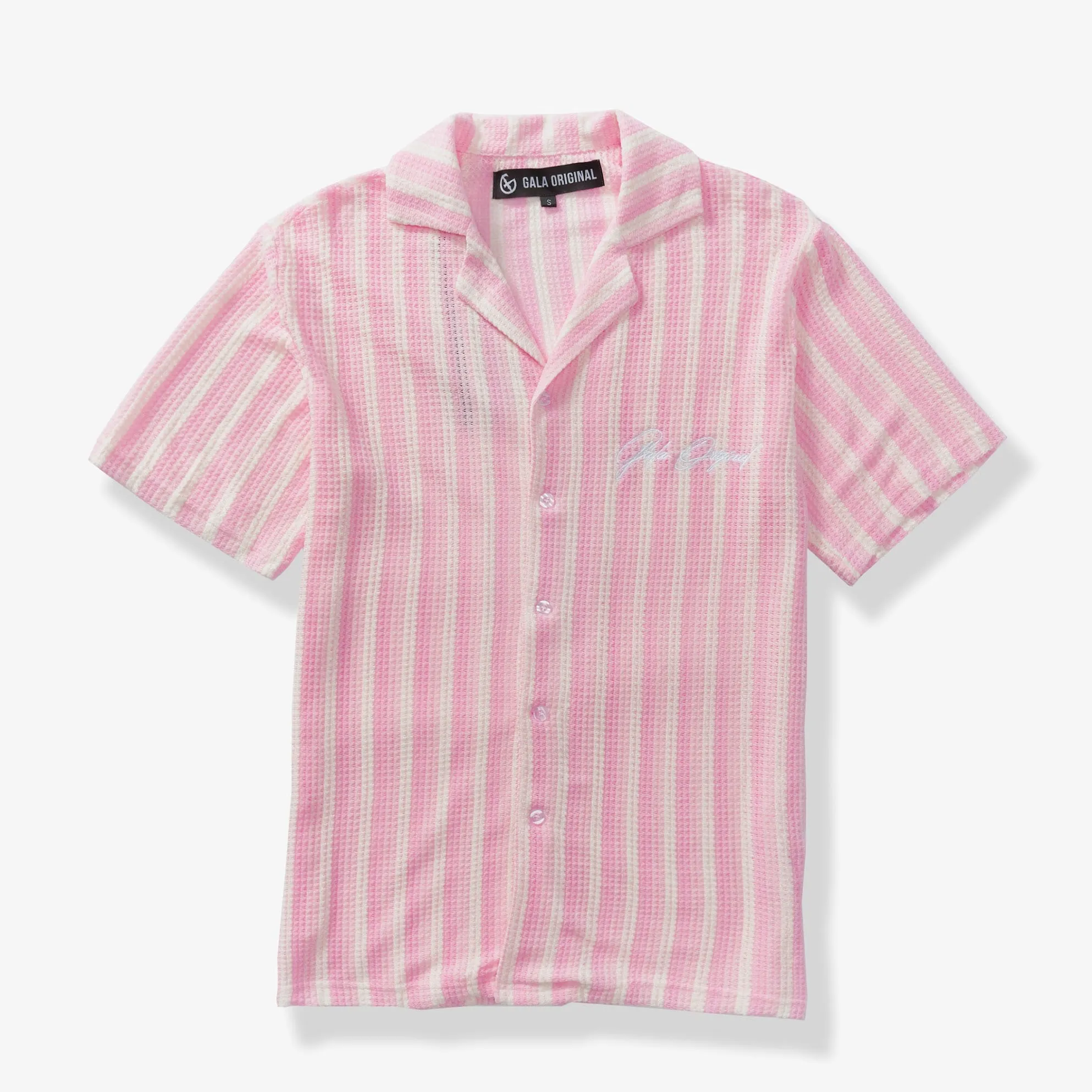 "Sierra" Button-Up (pink stripe)