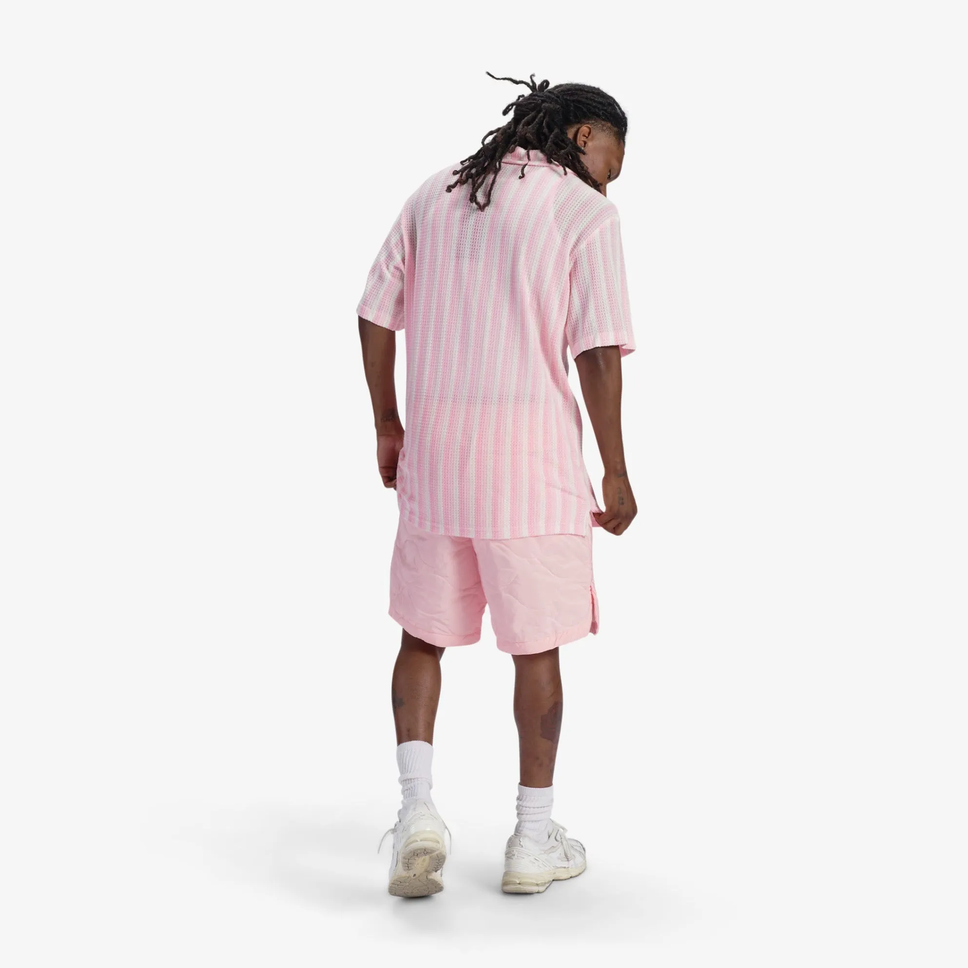 "Sierra" Button-Up (pink stripe)