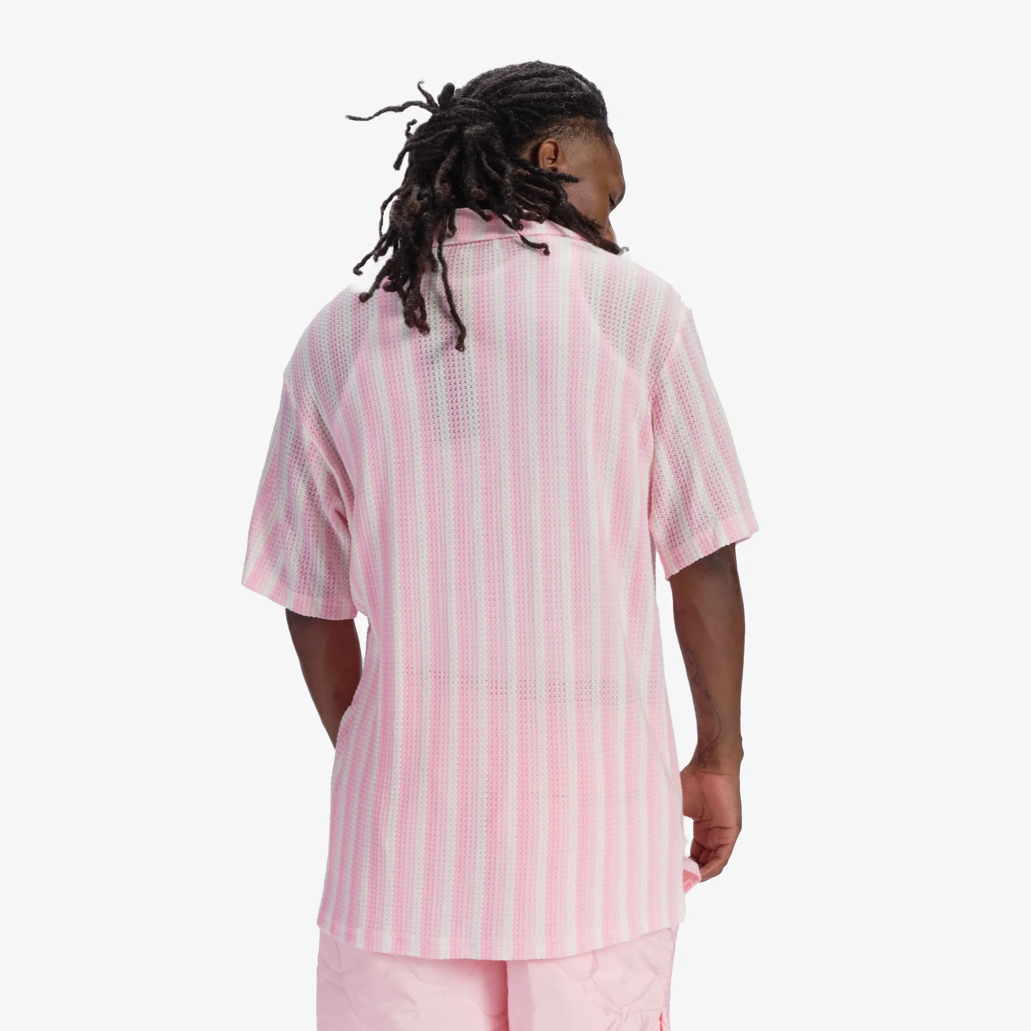 "Sierra" Button-Up (pink stripe)