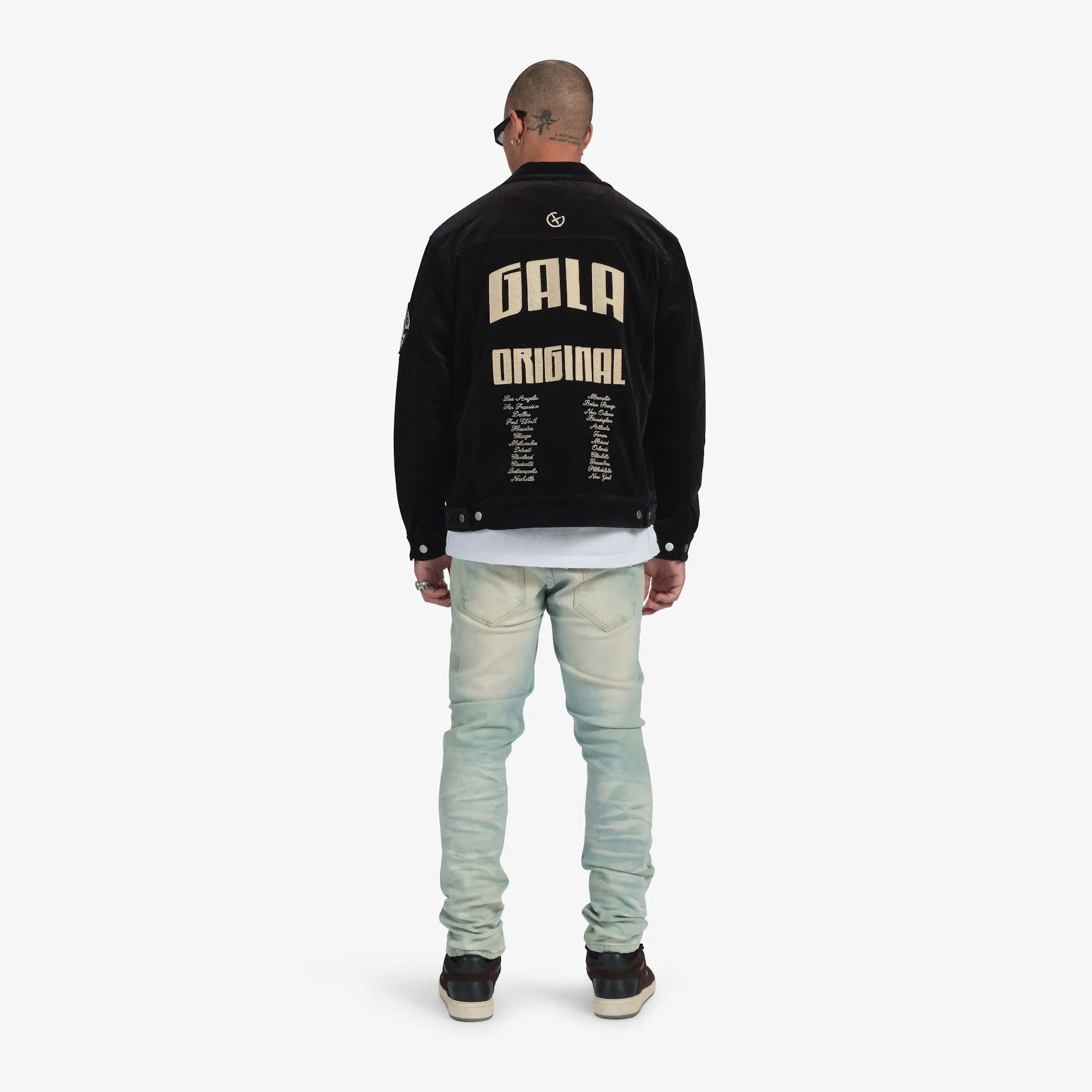 "Territory" Trucker Jacket (black)