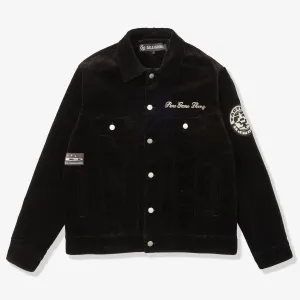 "Territory" Trucker Jacket (black)