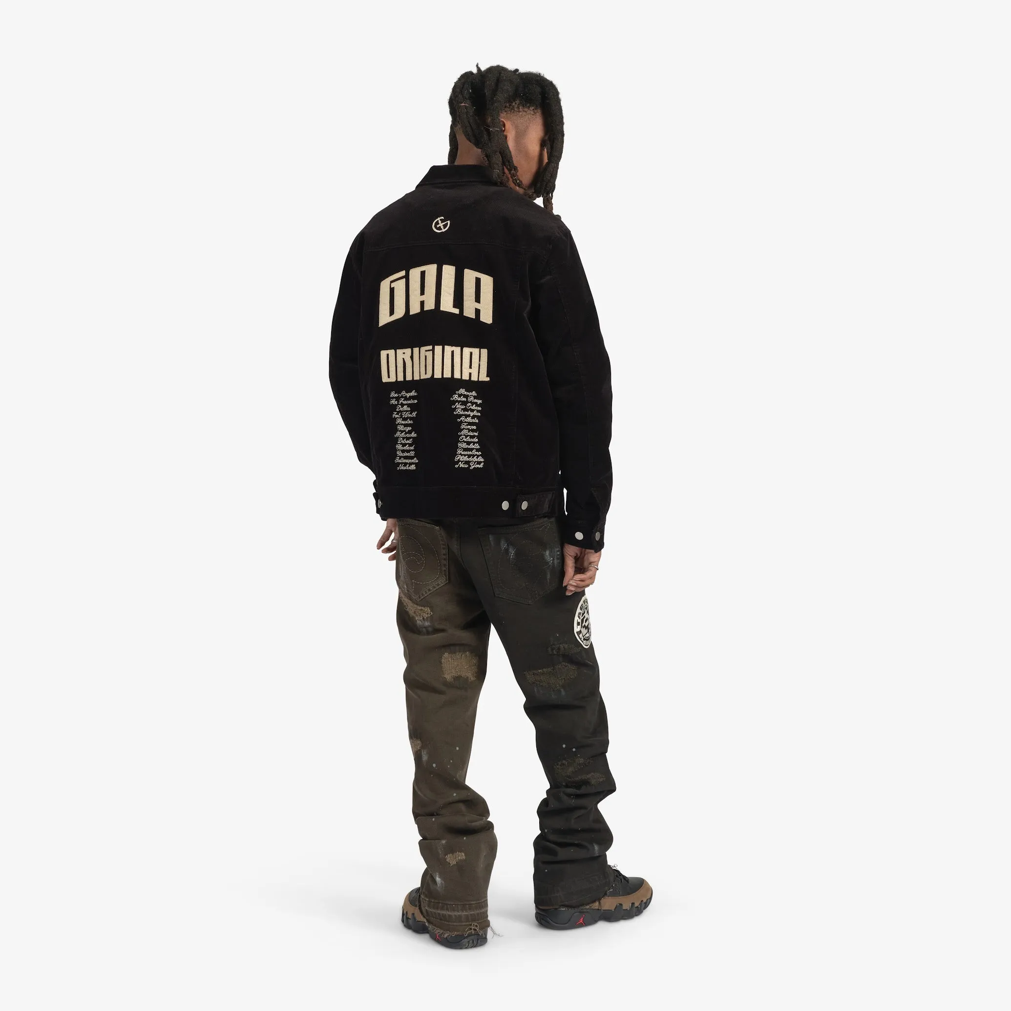 "Territory" Trucker Jacket (black)