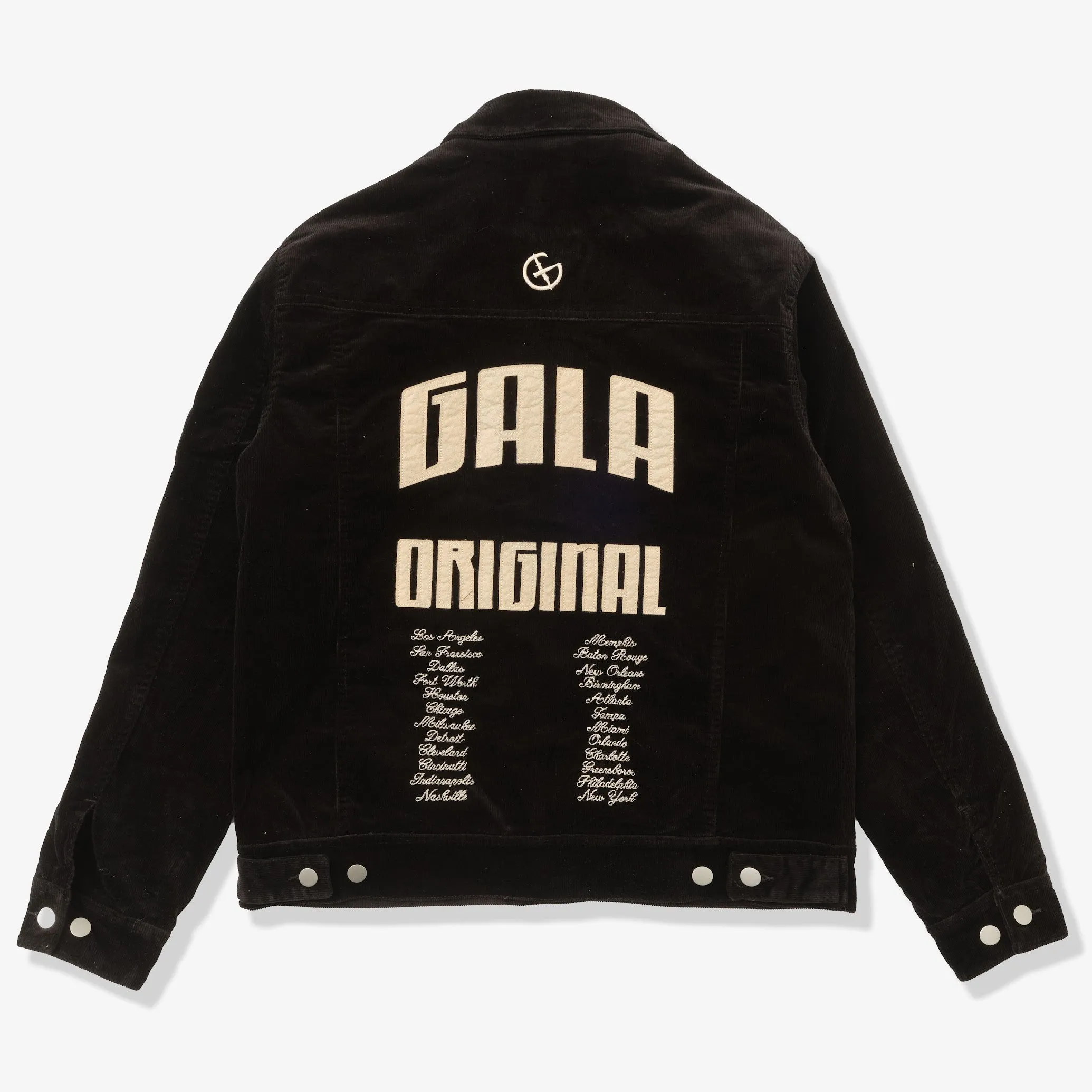 "Territory" Trucker Jacket (black)