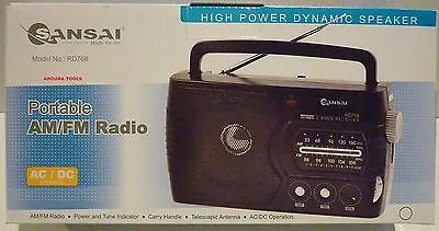 RADIO PORTABLE AM / FM - AC / DC - NEW