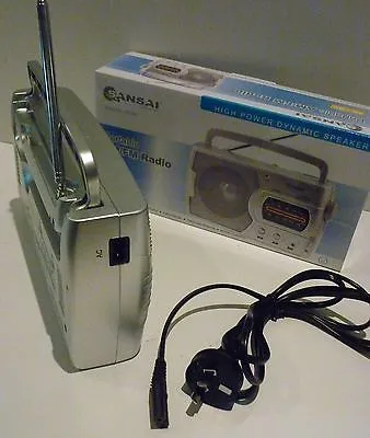 RADIO PORTABLE AM / FM - AC / DC - NEW