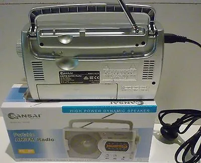 RADIO PORTABLE AM / FM - AC / DC - NEW