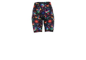 Rainbow Rainforest Long Shorts with pockets
