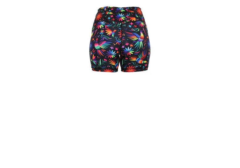 Rainbow Rainforest Short Shorts