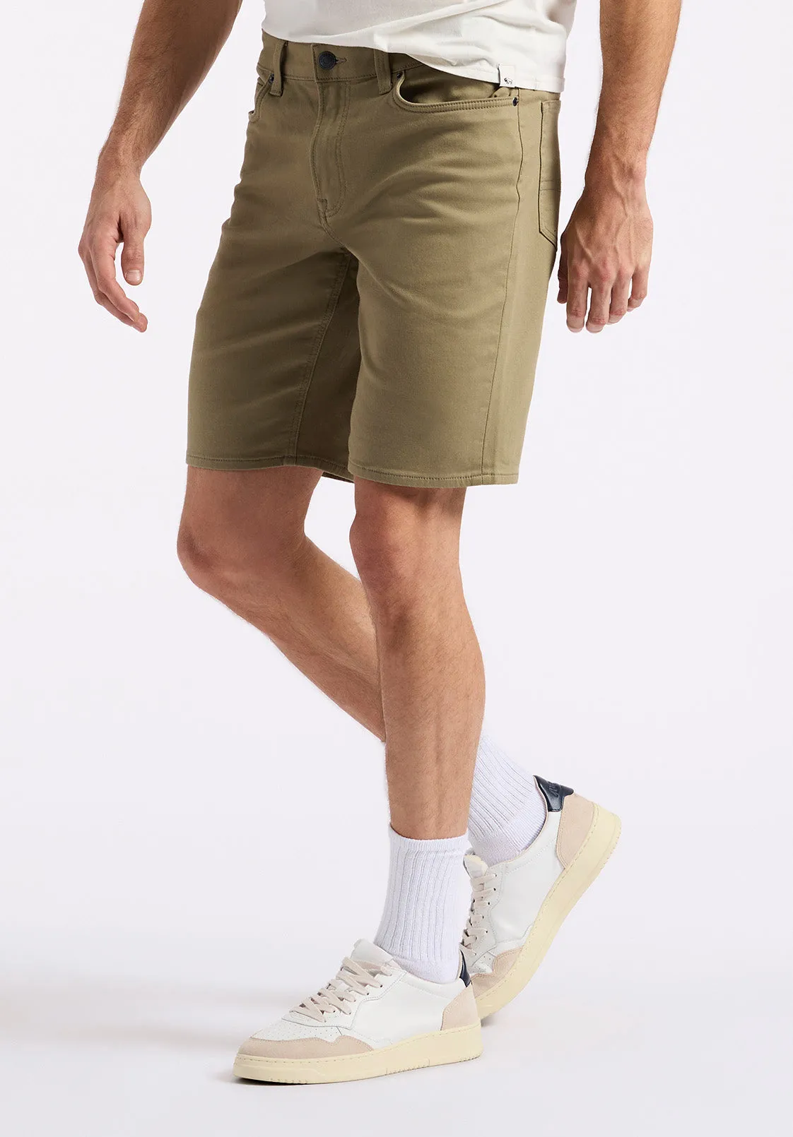 Relaxed Straight Dean Men's Freedom Flex Shorts, Olive - BM26067
