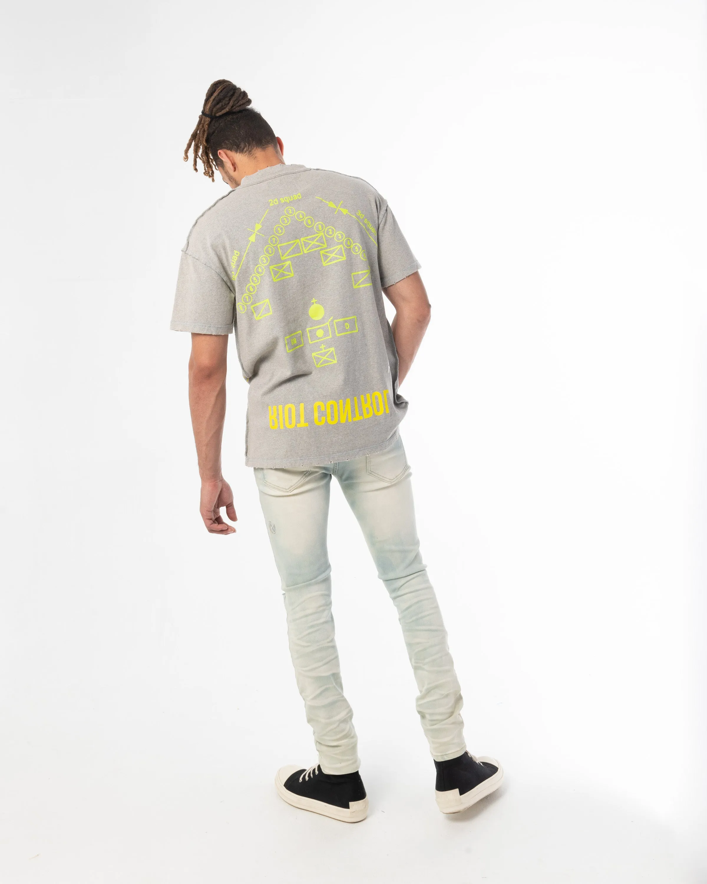 RIOT TEE (HEATHER GREY)