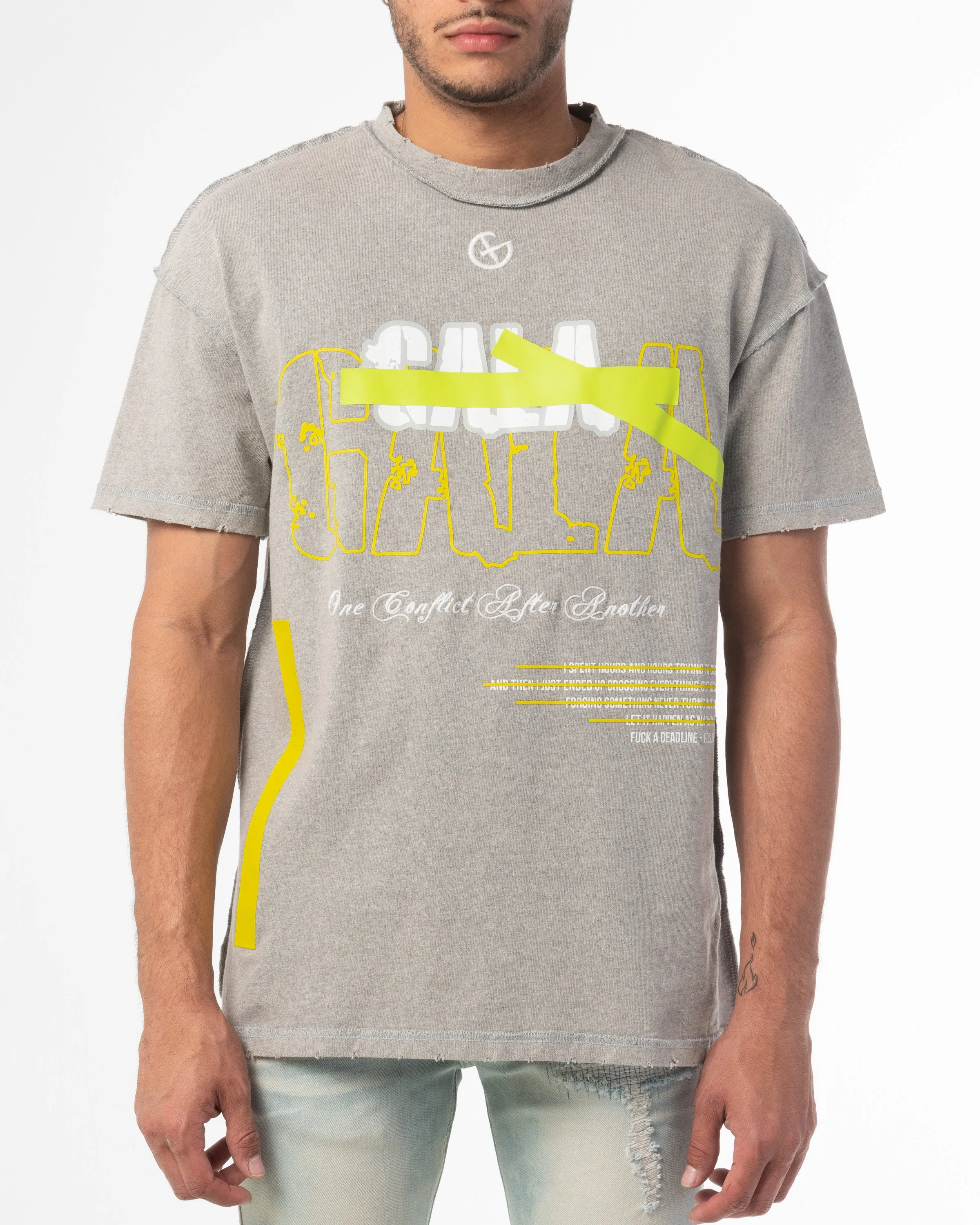 RIOT TEE (HEATHER GREY)