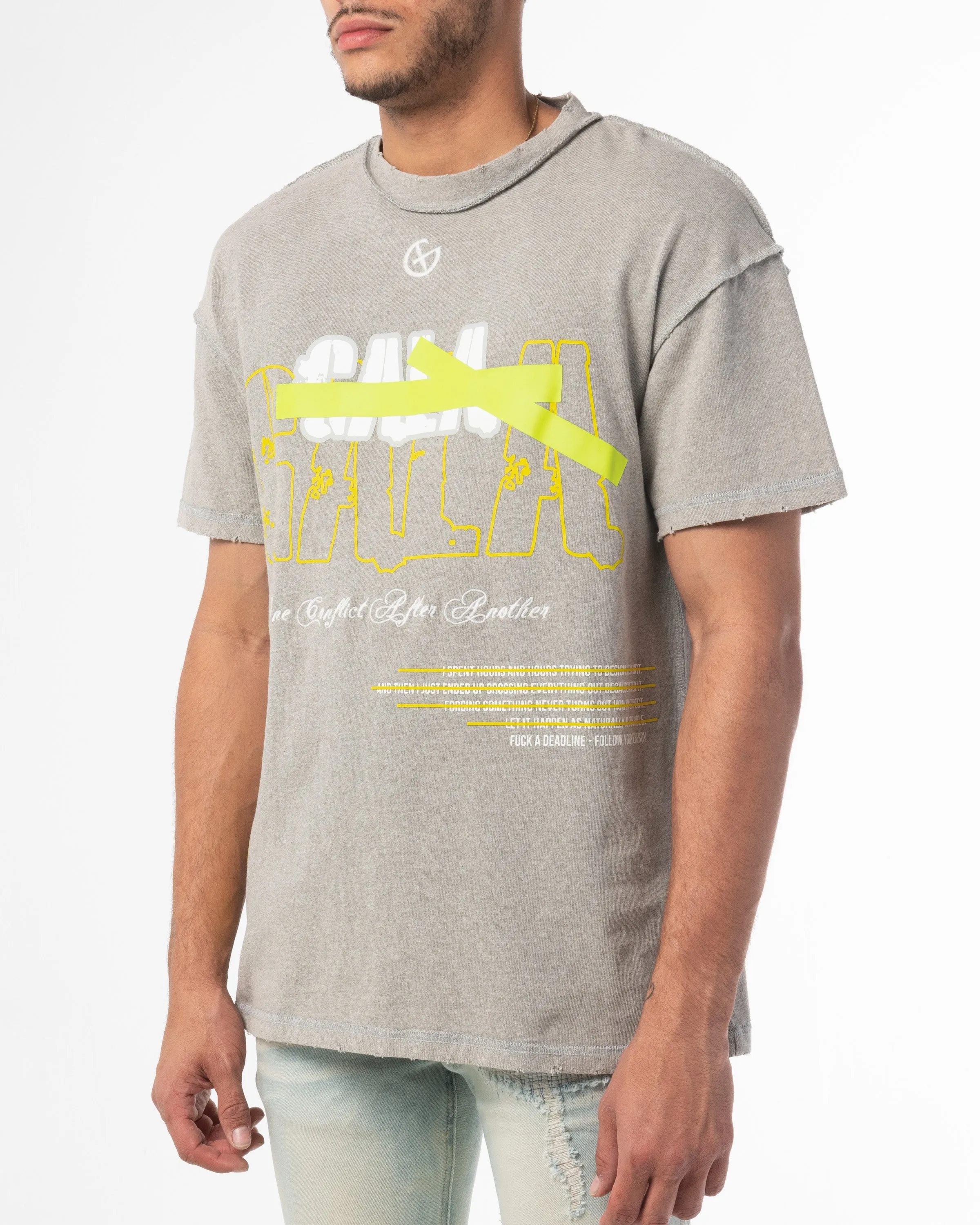 RIOT TEE (HEATHER GREY)