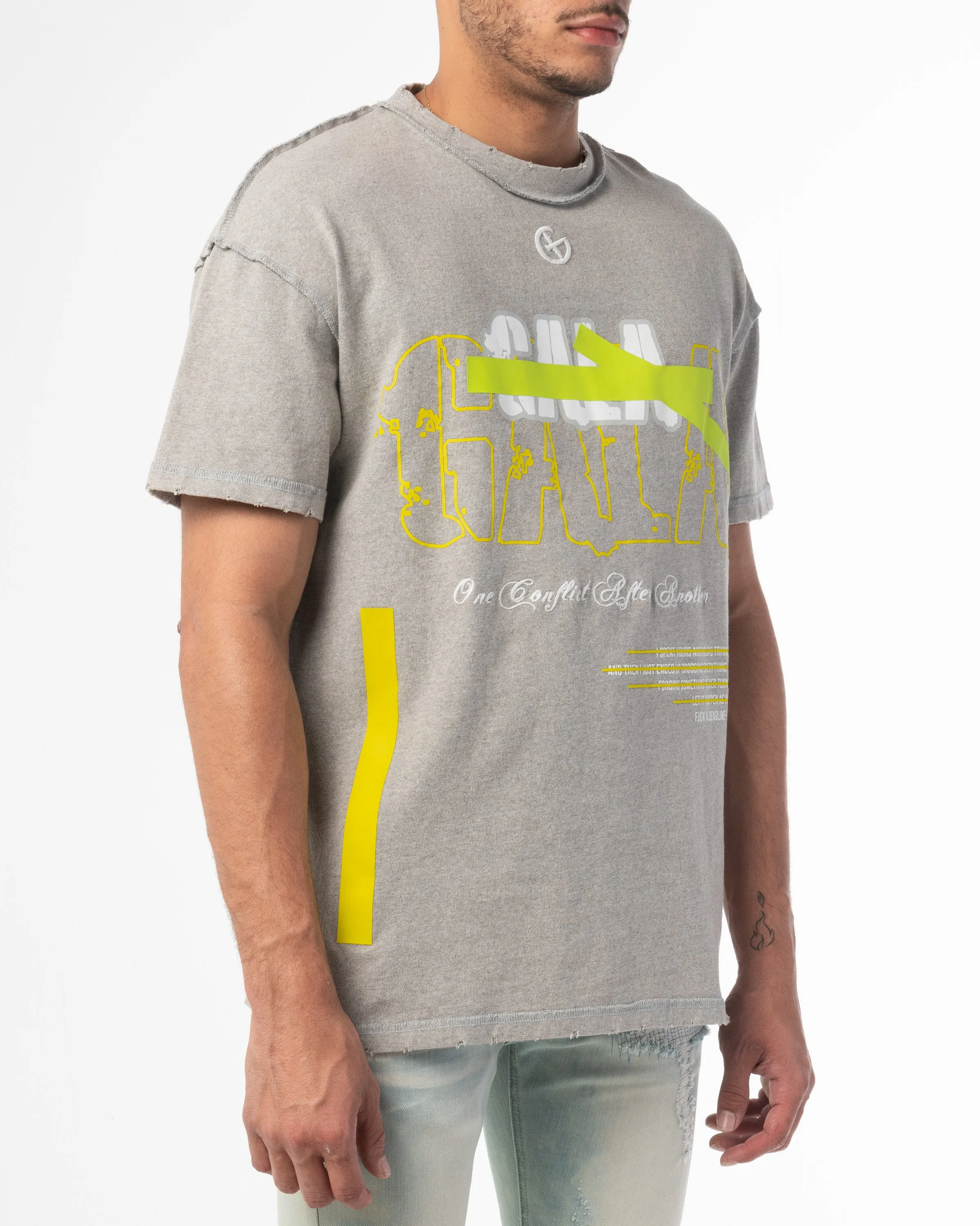 RIOT TEE (HEATHER GREY)
