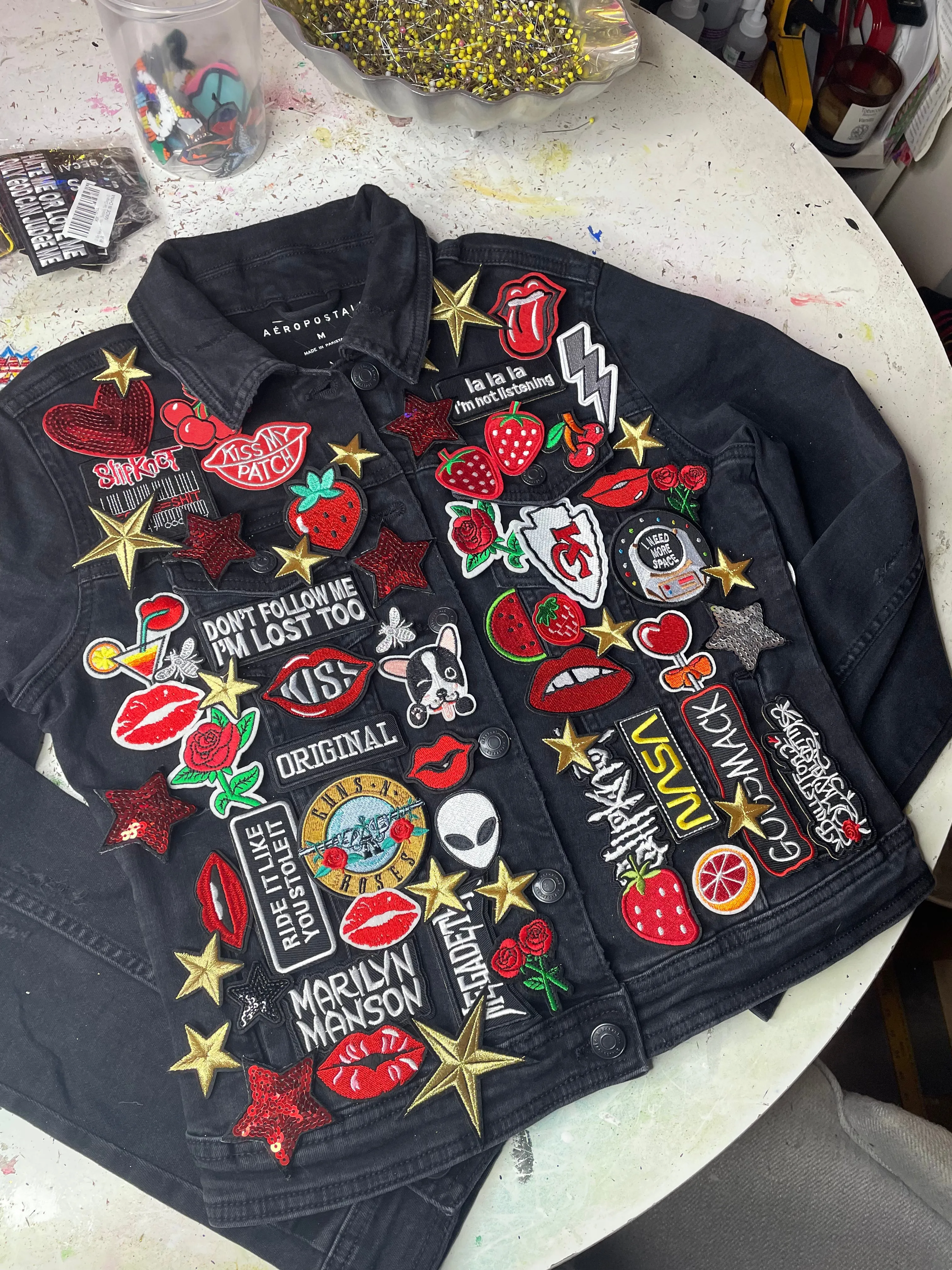 Rock Rolling Stones NOSTALGIA Denim Jacket