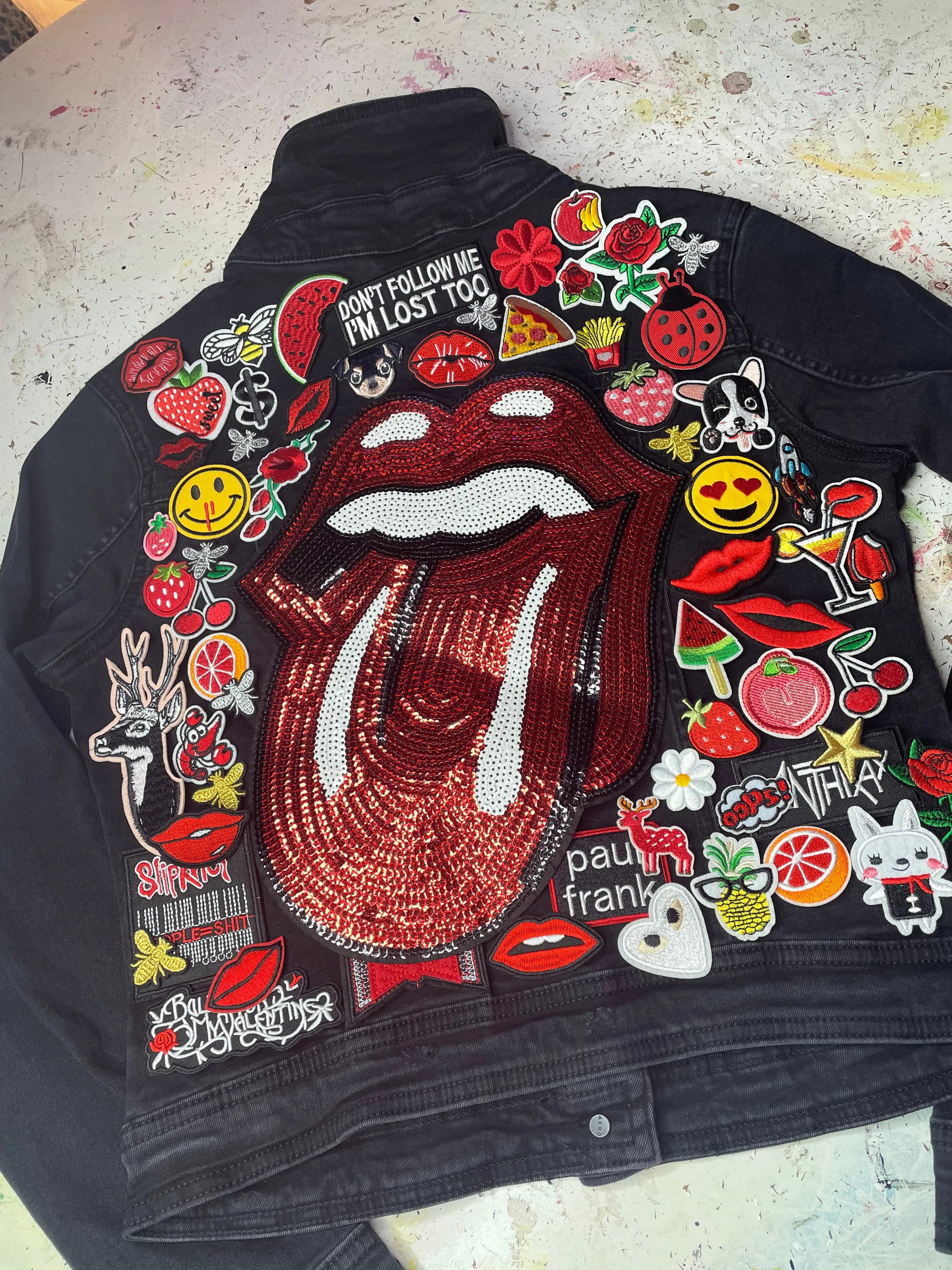 Rock Rolling Stones NOSTALGIA Denim Jacket
