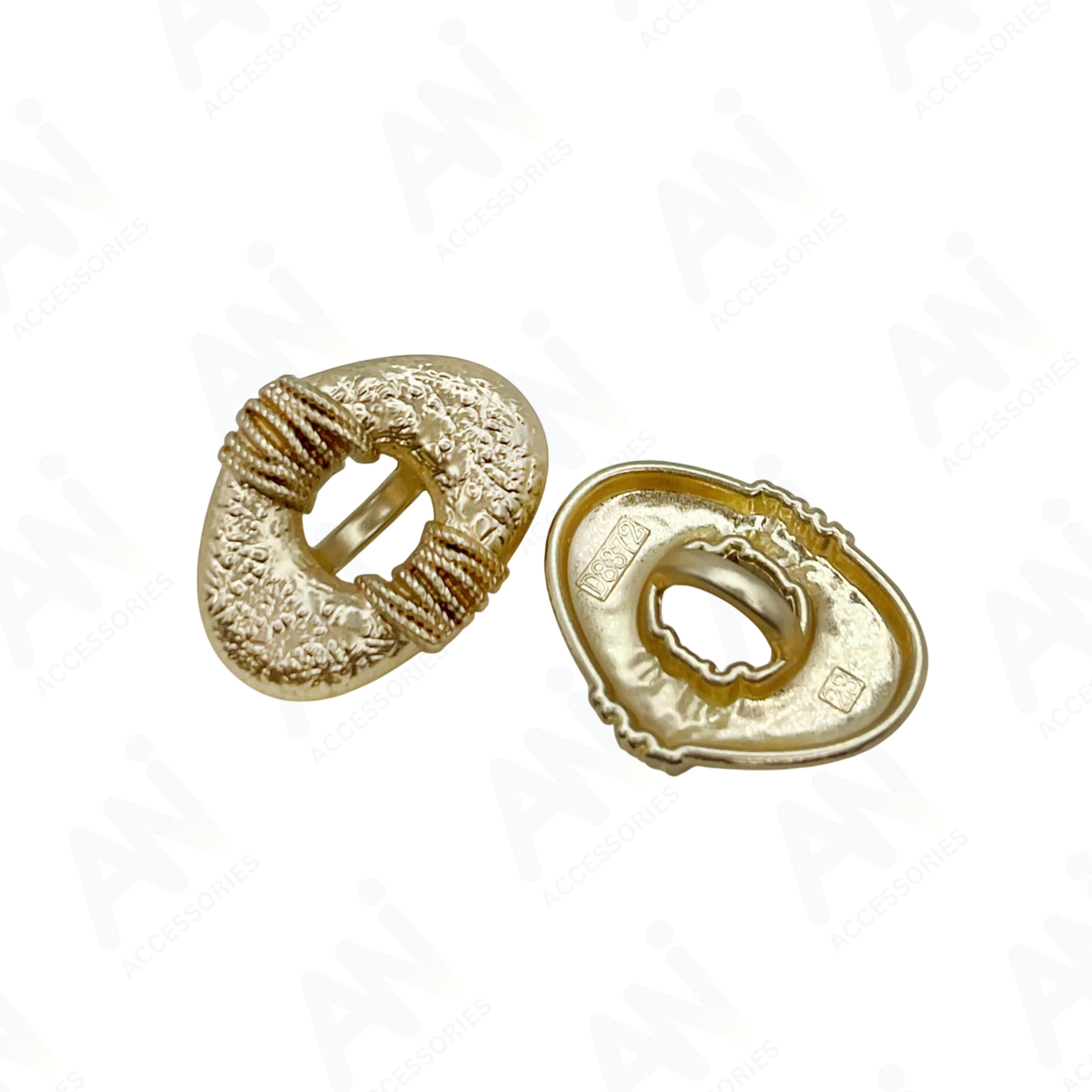 Rope Design Metal Button for DIY Projects