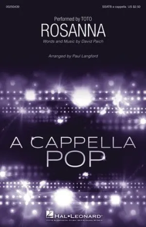 ROSANNA SSATB A CAPPELLA