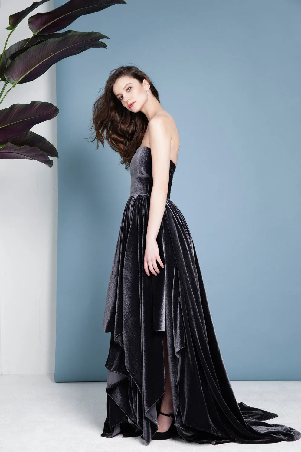 Runaway Silk Velvet Gown