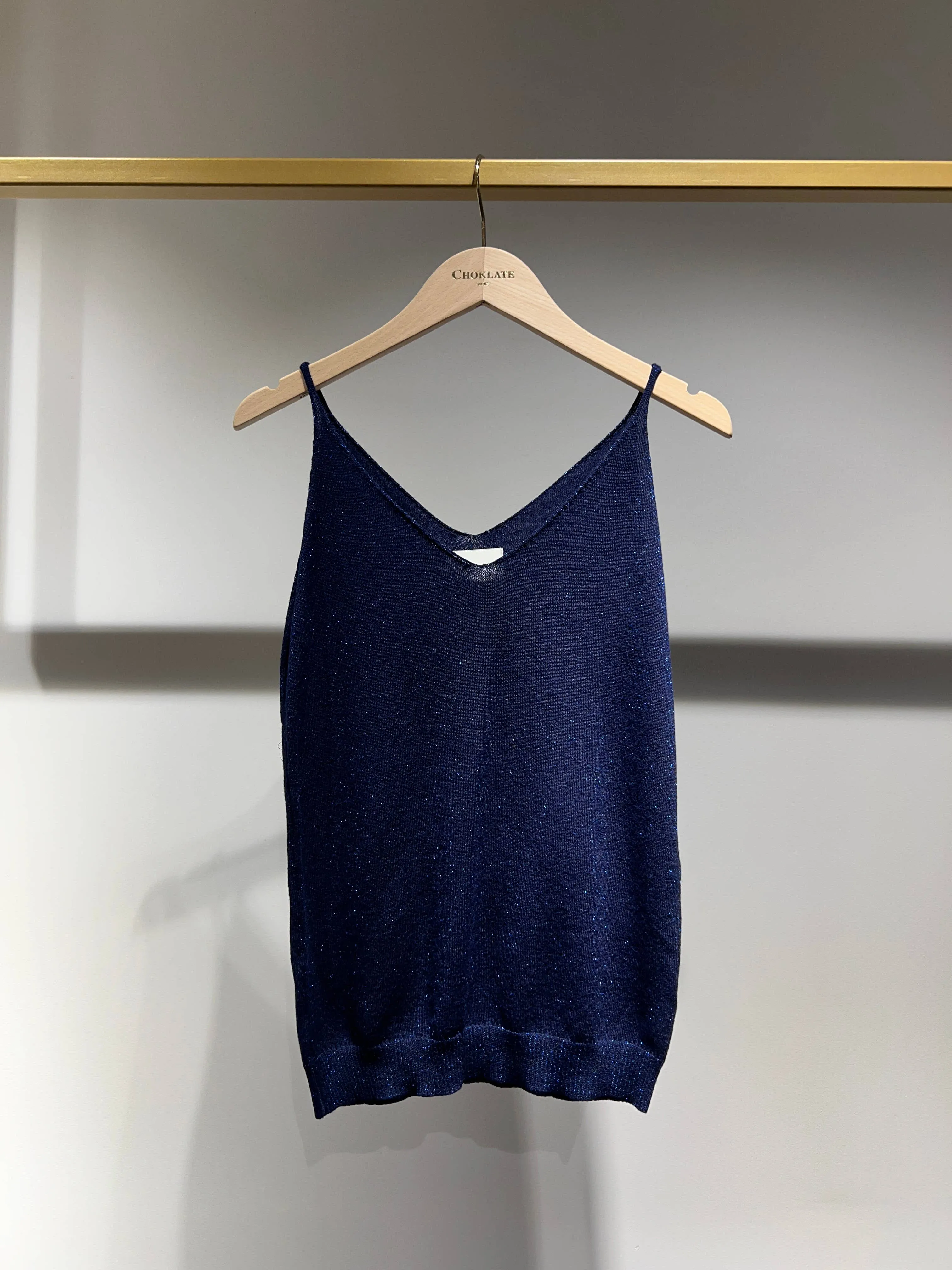 Shiny Lurex Tank Top