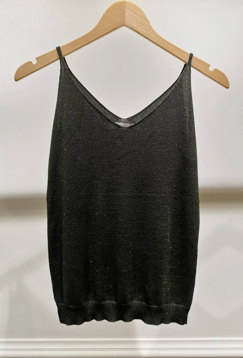 Shiny Lurex Tank Top