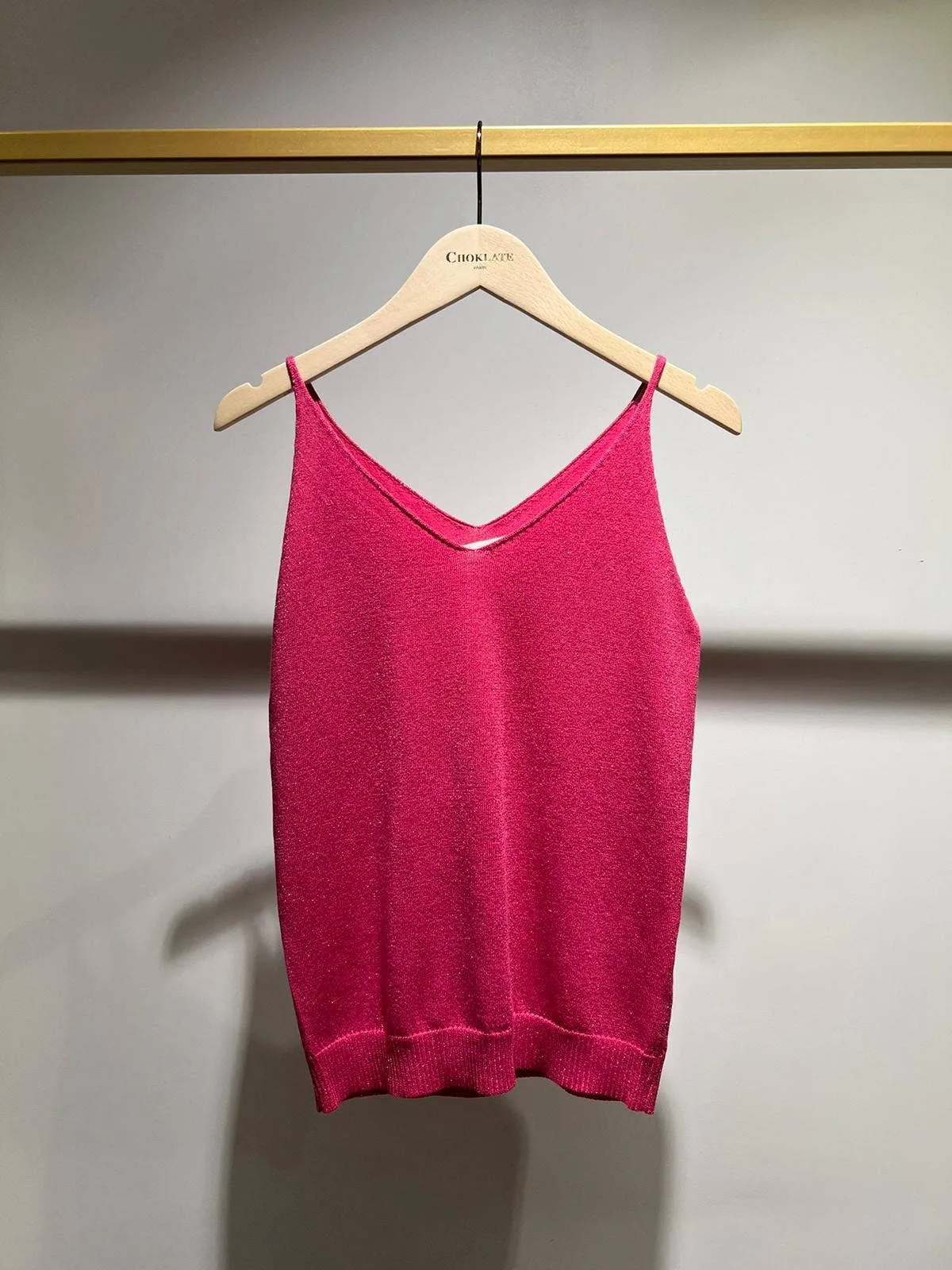 Shiny Lurex Tank Top