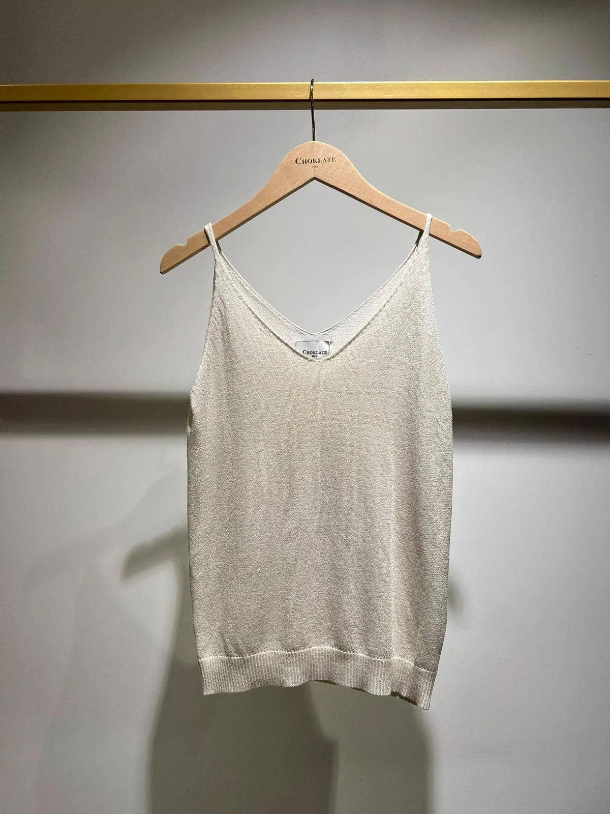 Shiny Lurex Tank Top