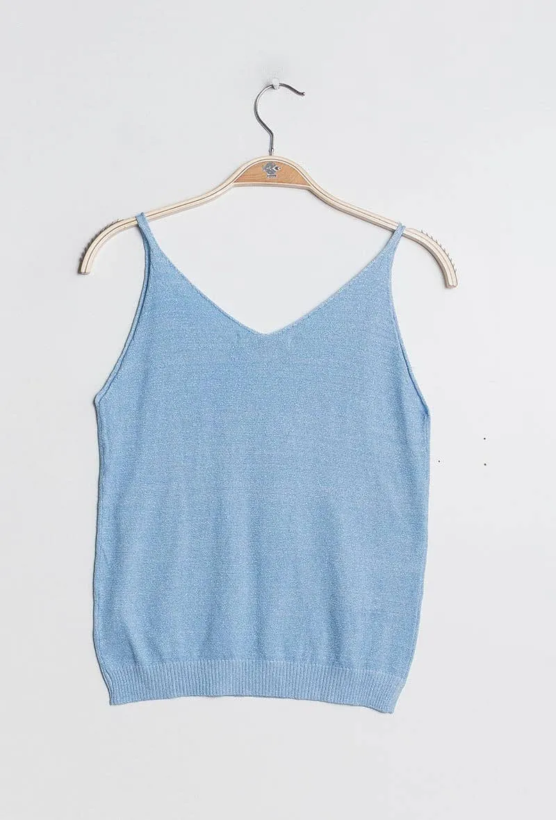 Shiny Lurex Tank Top