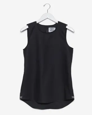 Sleeveless - Black Oxford