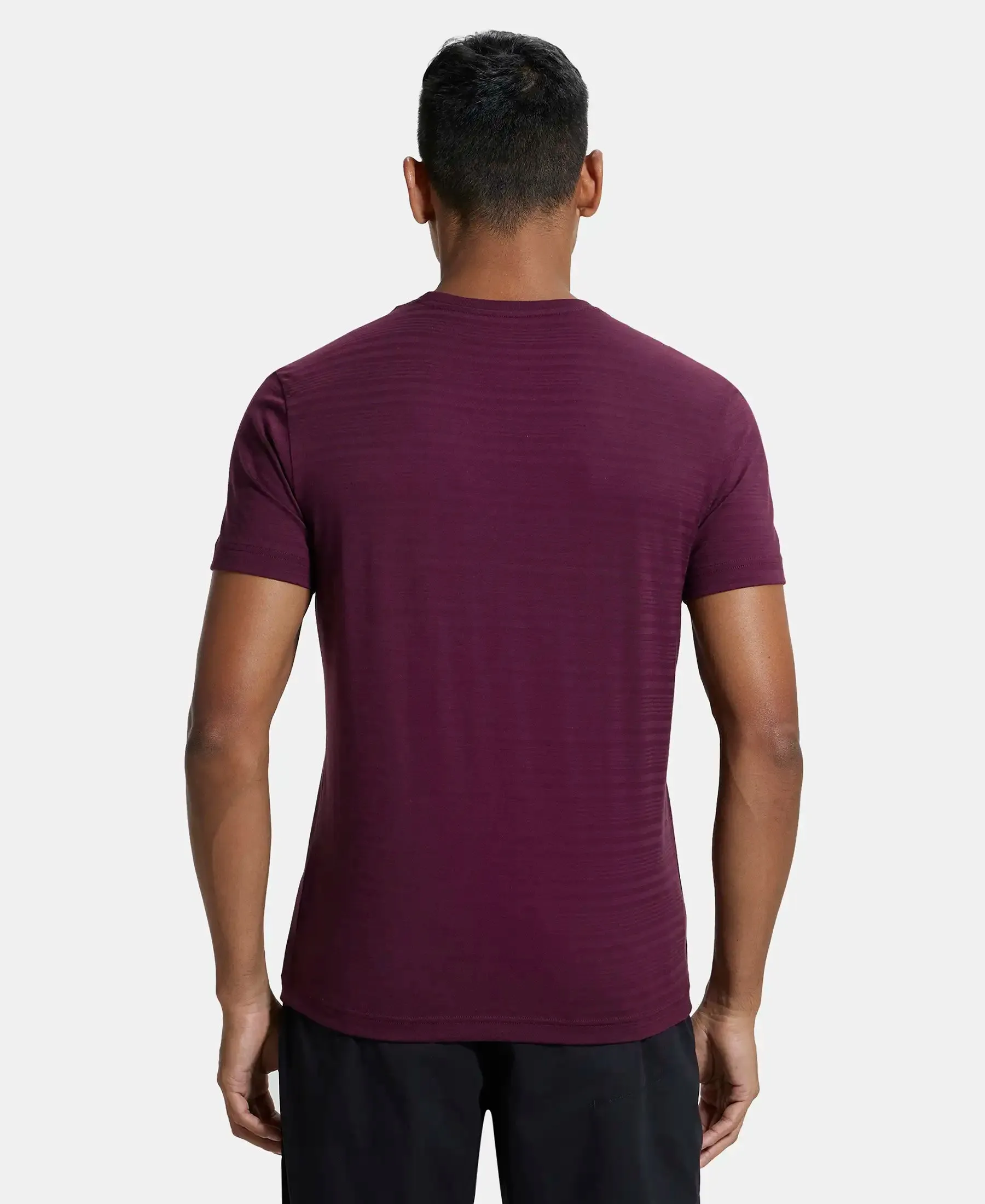 Super Combed Supima Cotton Round Neck Half Sleeve T-Shirt - Wine Tasting