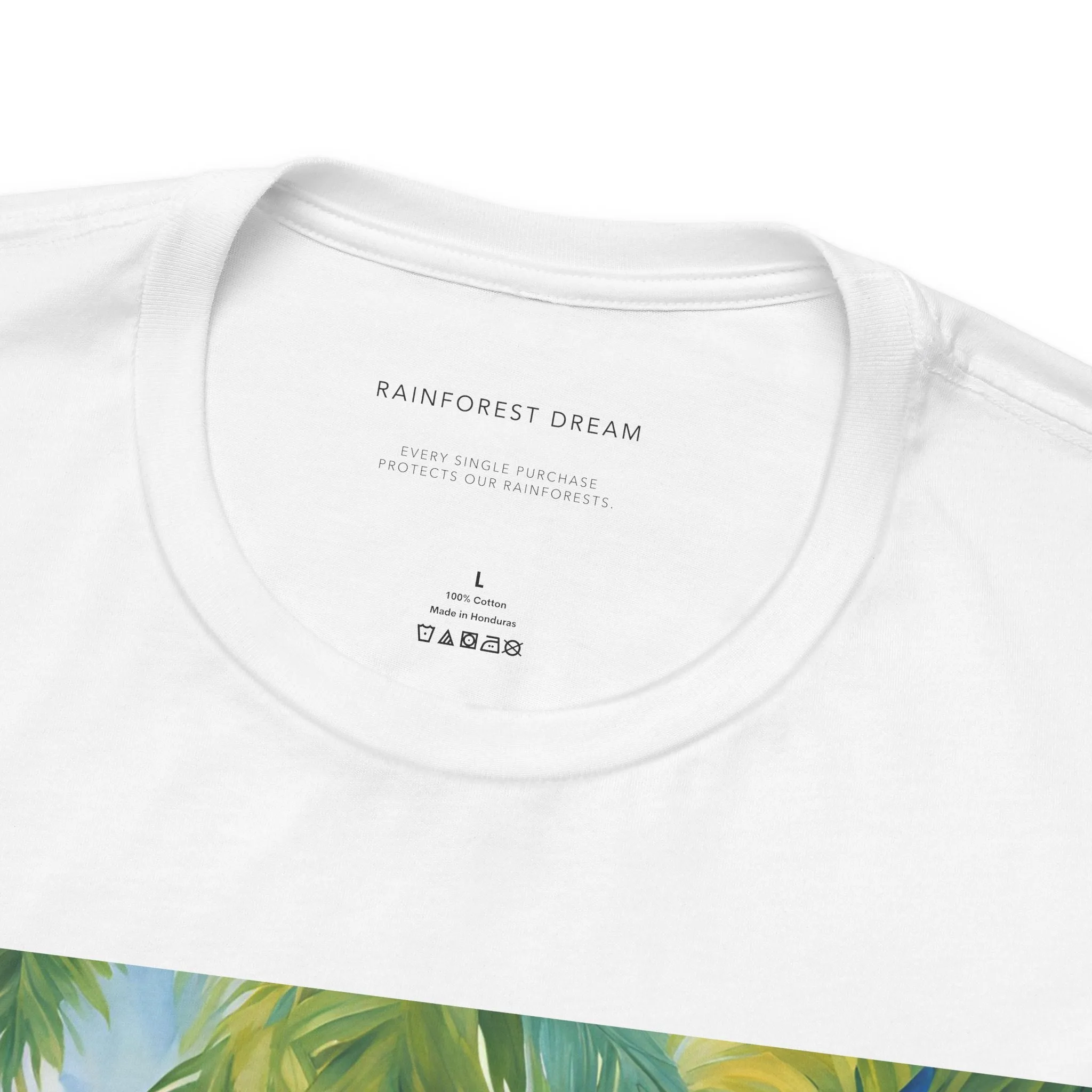 Swooping Blue Macaw Tee