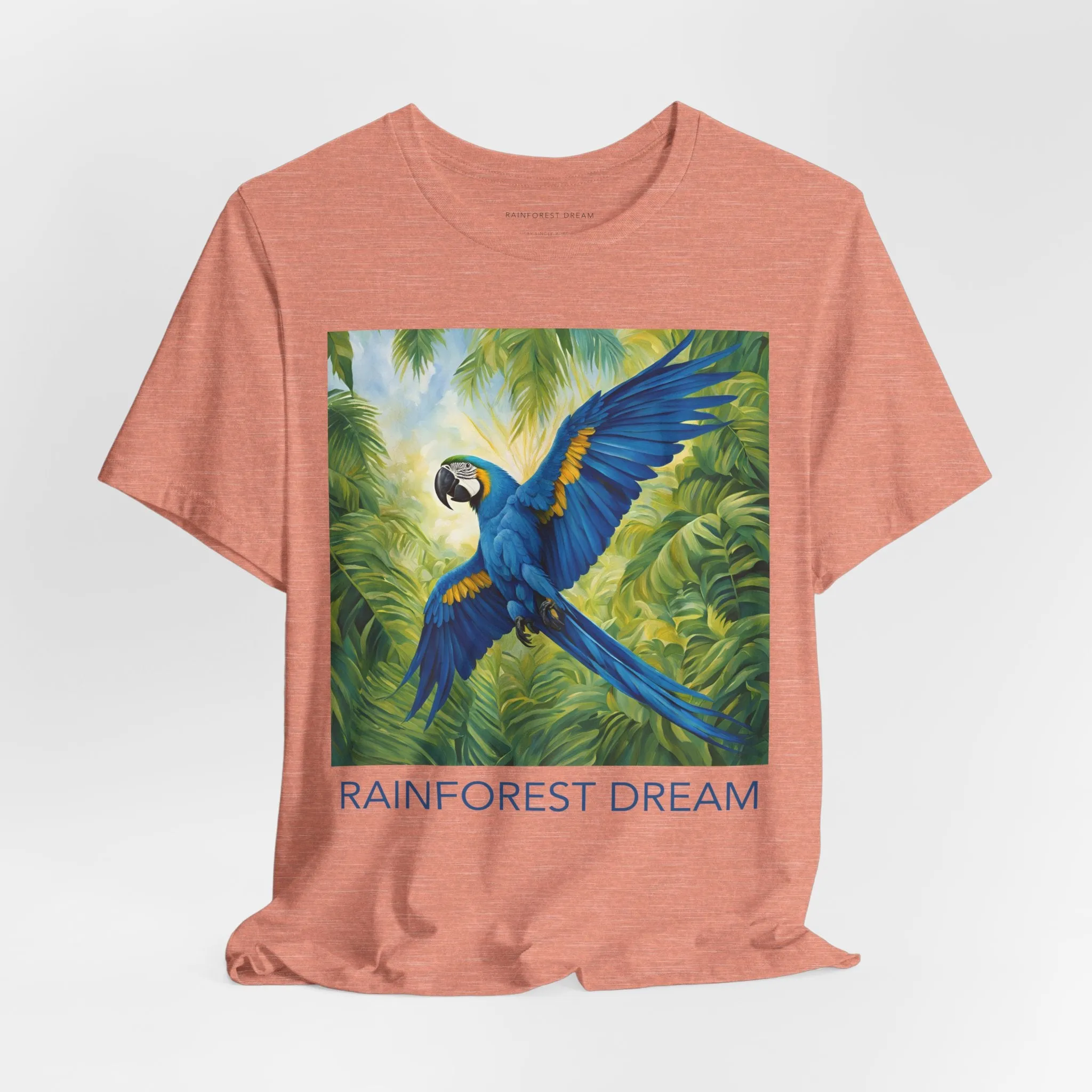 Swooping Blue Macaw Tee