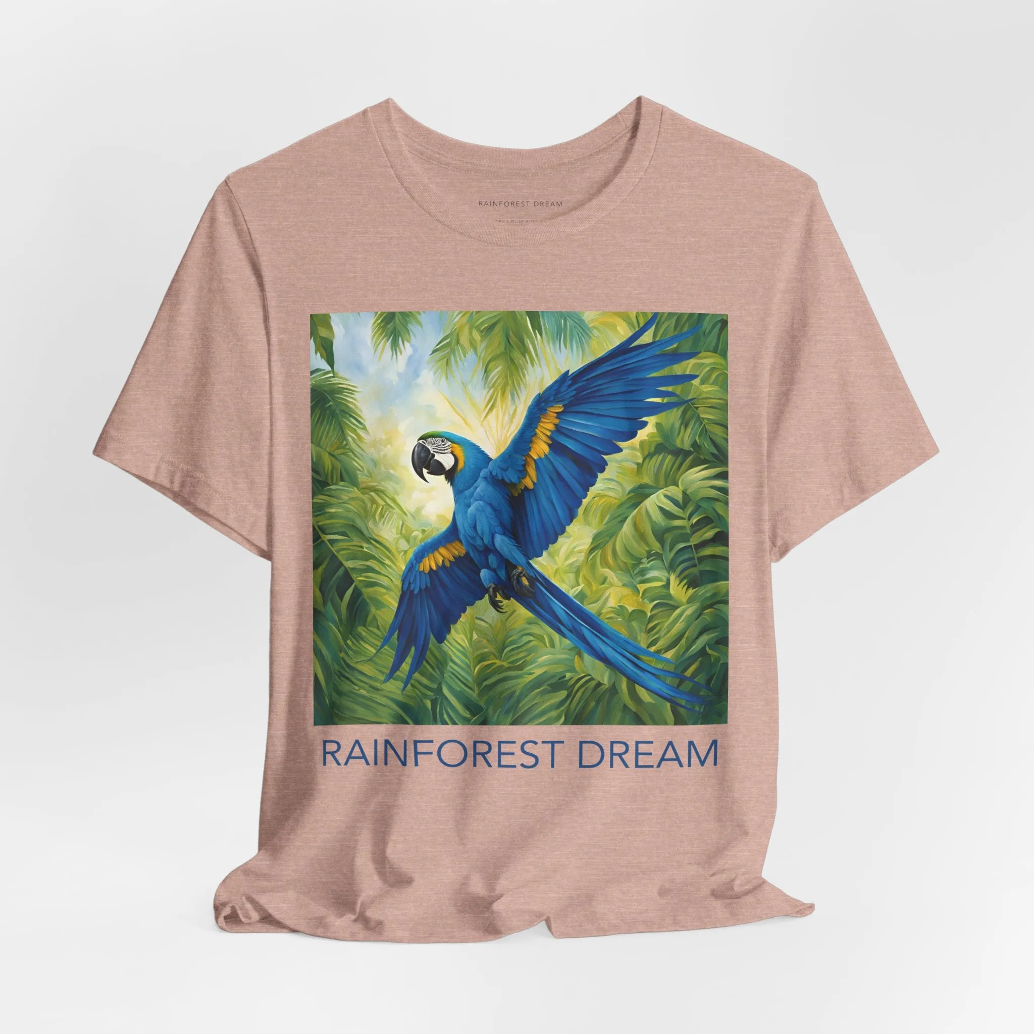 Swooping Blue Macaw Tee